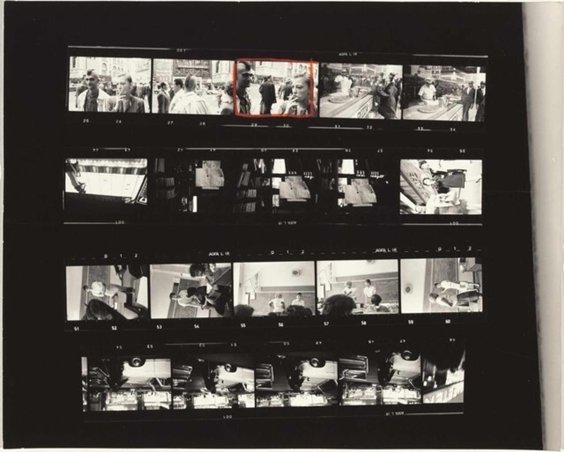 Times Square--New York City 6A by Robert Frank