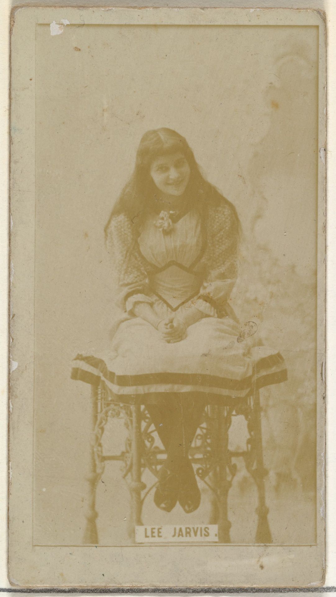 Lee Jarvis, from the Actors and Actresses series (N145-8) issued by Duke Sons & Co. to promote Duke Cigarettes by W. Duke, Sons & Co.