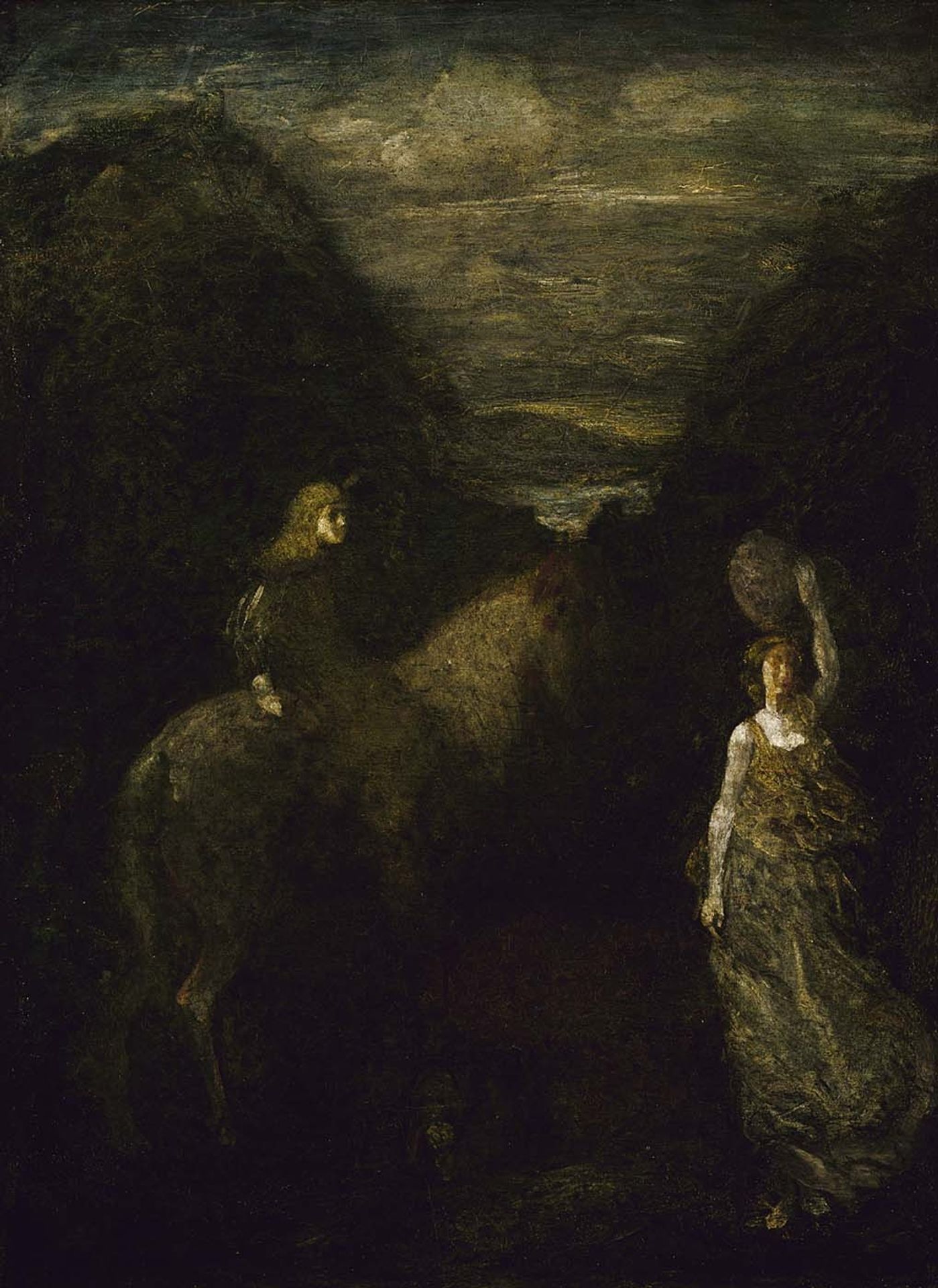 King Cophetua and the Beggar Maid by Albert Pinkham Ryder