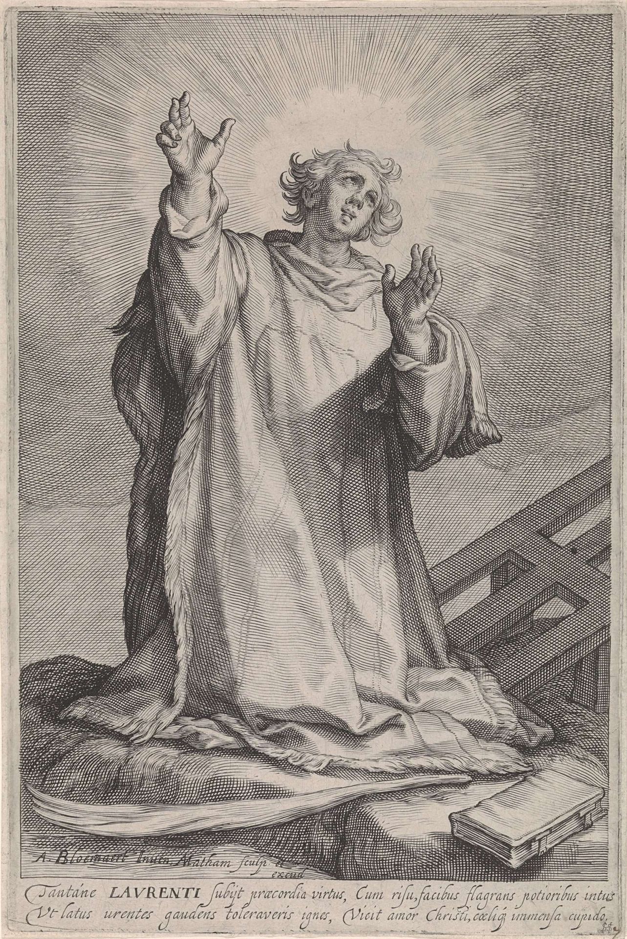 H. Laurentius by Jacob Matham