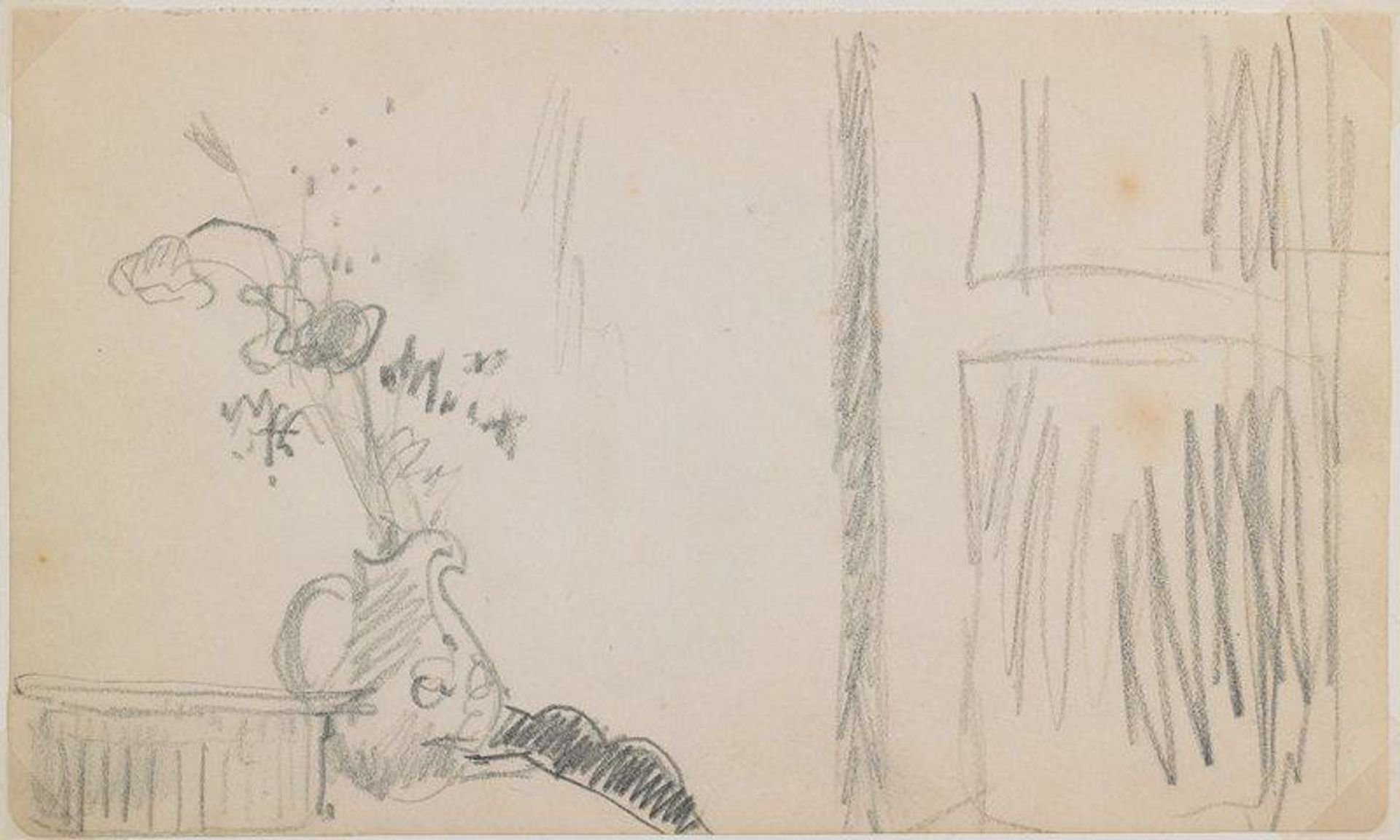 Study for -Dining Room in the Country- by Pierre Bonnard