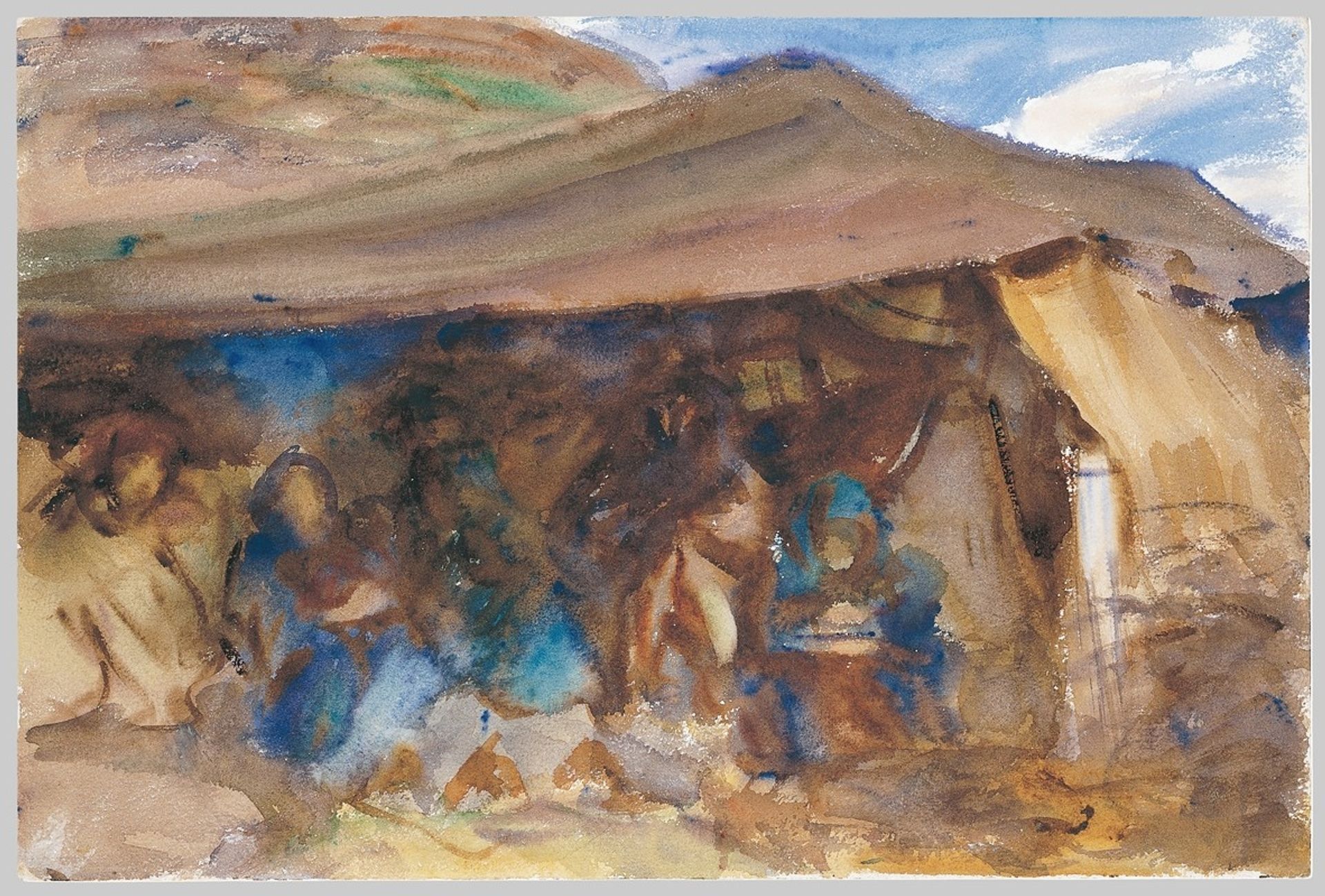 Bedouin Tent by John Singer Sargent
