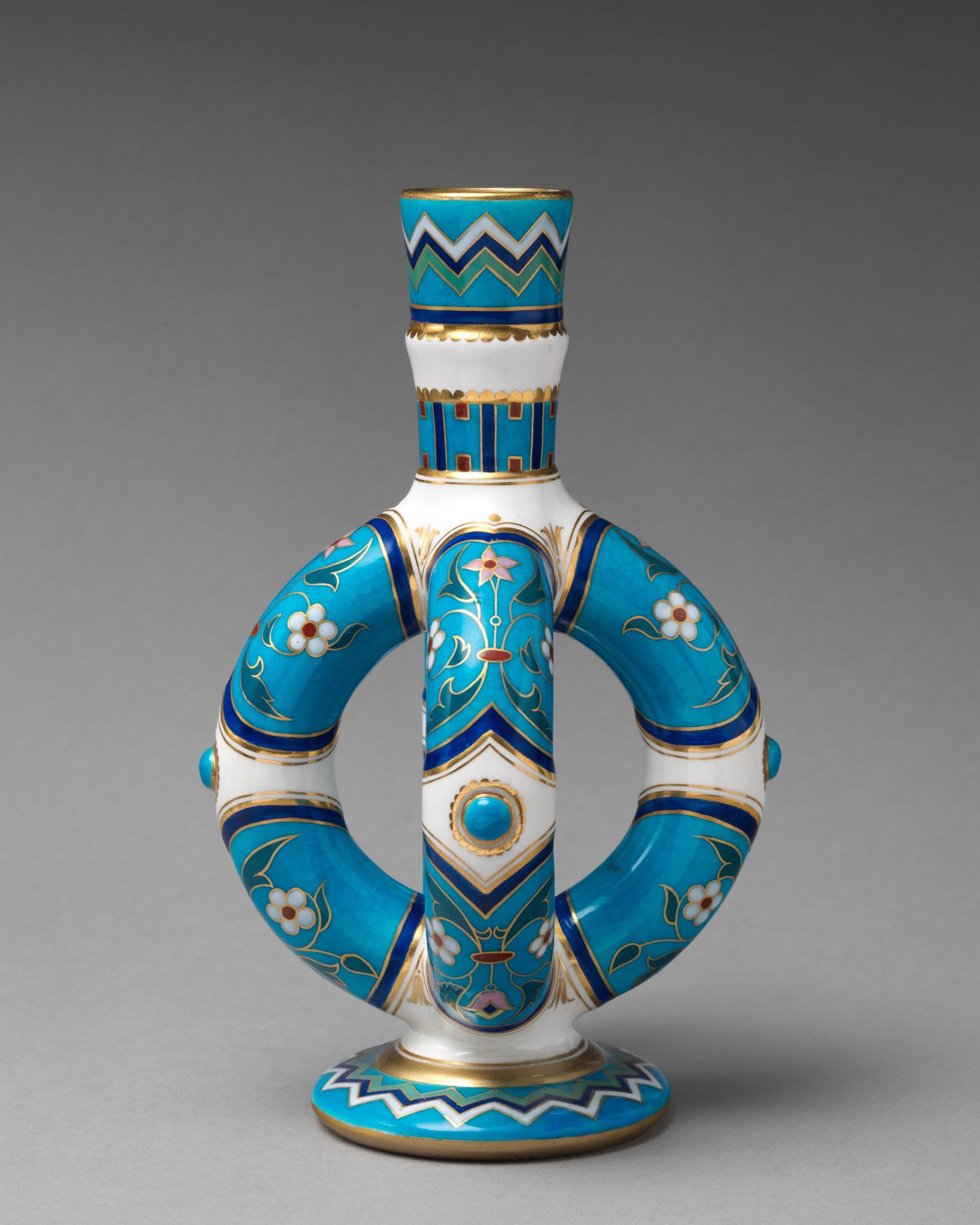 Candlestick  (one of a pair) by Minton(s)