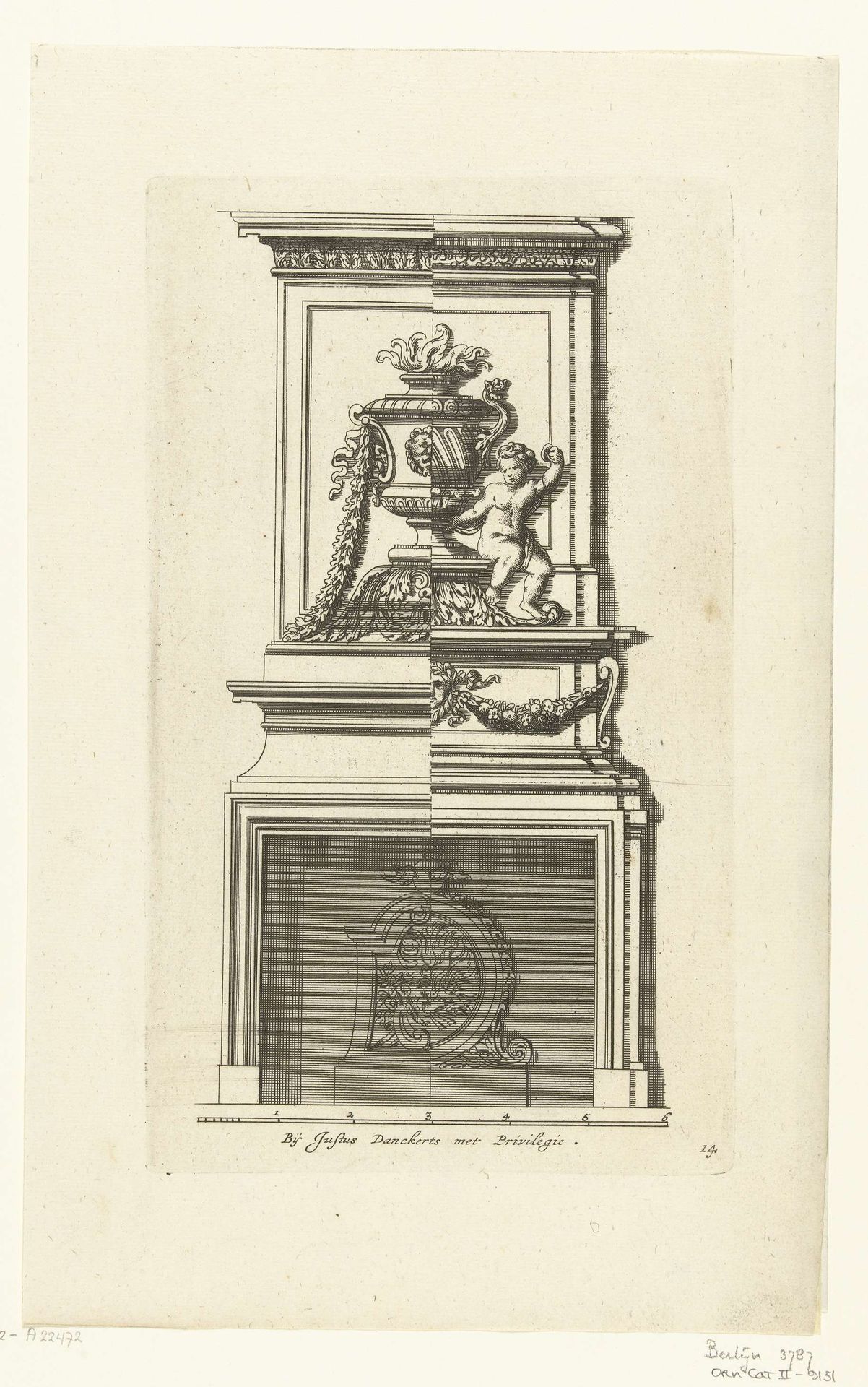 Onderboezem met variant voor rechterhelft by Cornelis (I) Danckerts