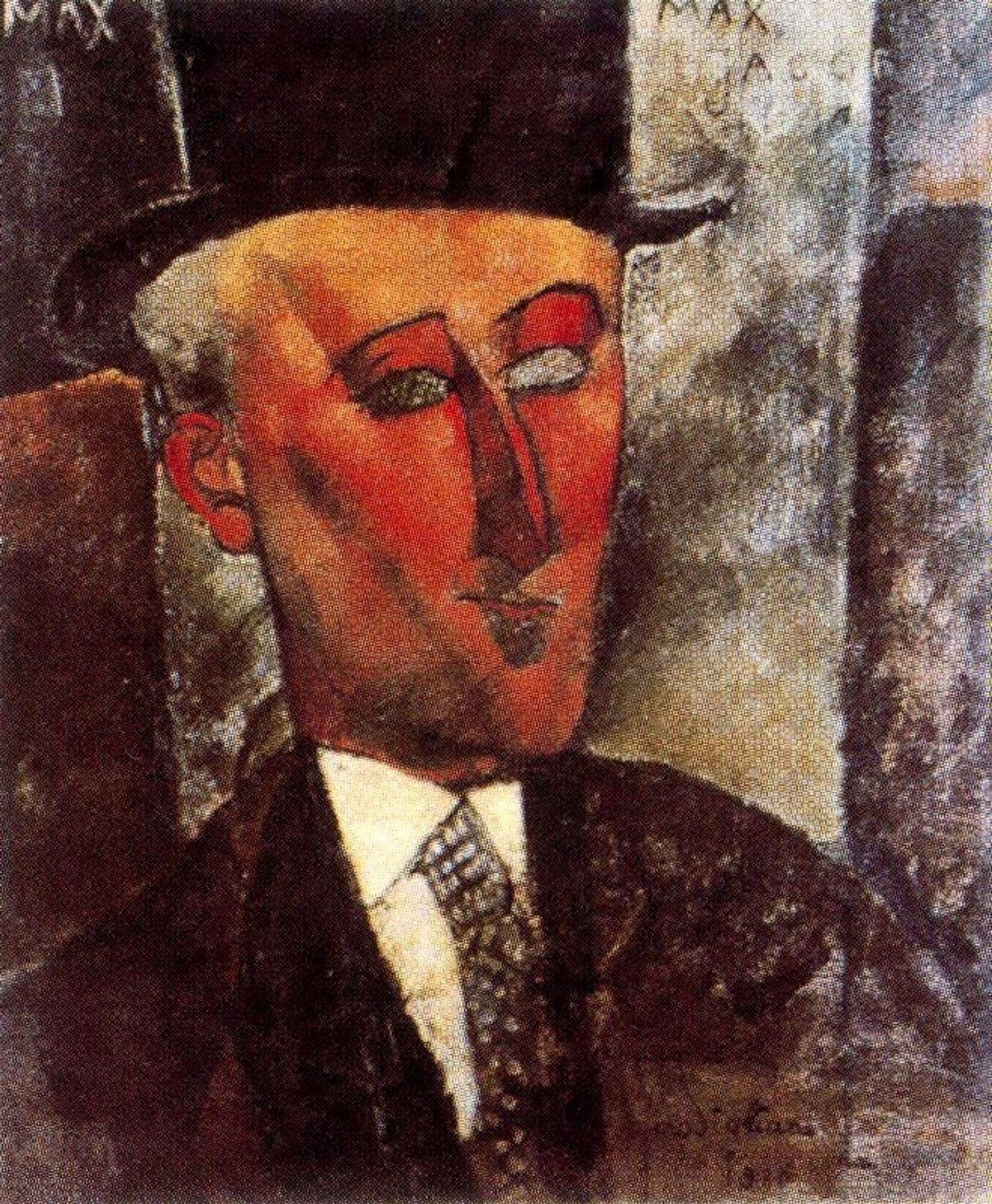 Max Jacob by Amedeo Modigliani