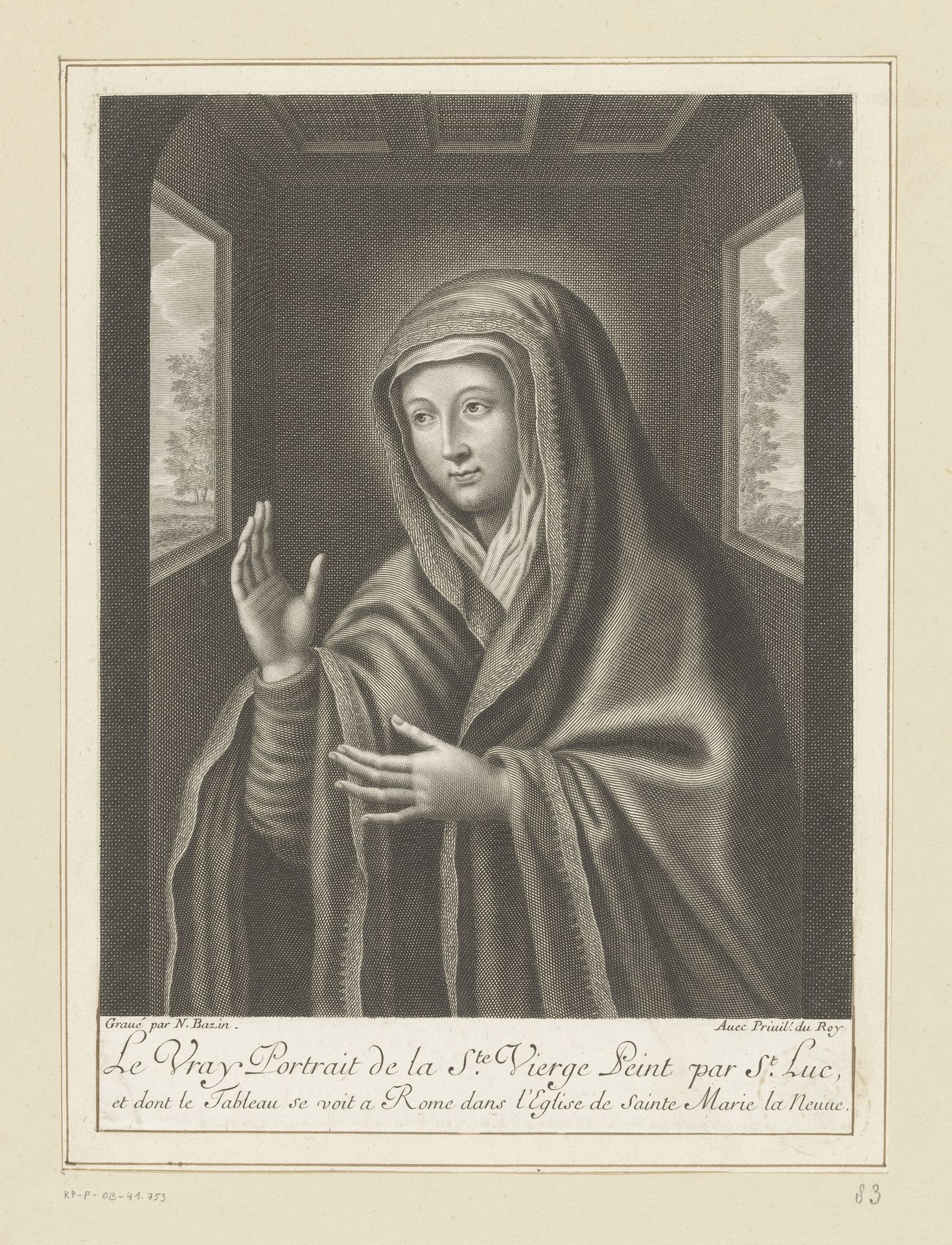 Maria in besloten ruimte by Nicolas Bazin