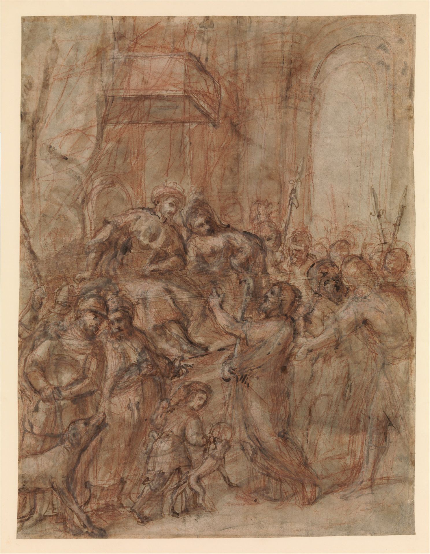 Saint John the Baptist before Herod and Herodias by Morazzone (Pier Francesco Mazzucchelli)
