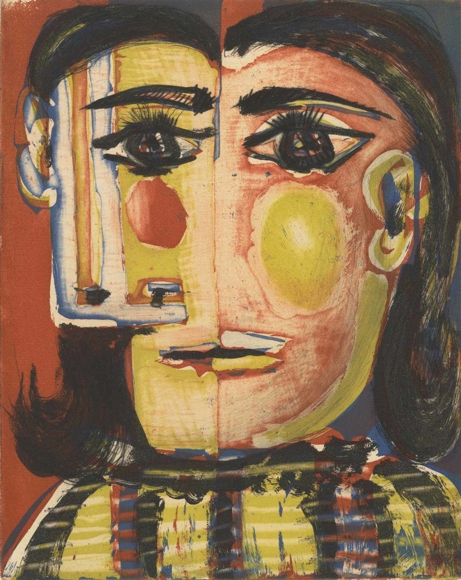 Head of a Woman No. 5, Portrait of Dora Maar by Pablo Picasso
