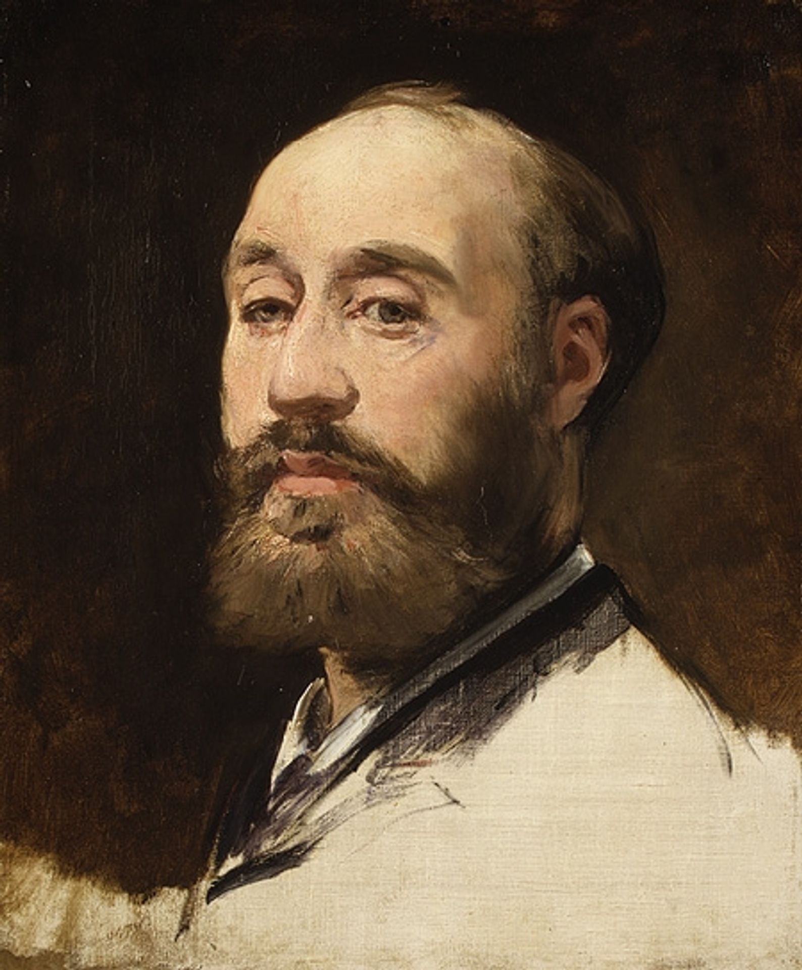 Head of Jean-Baptiste Faure by Edouard Manet
