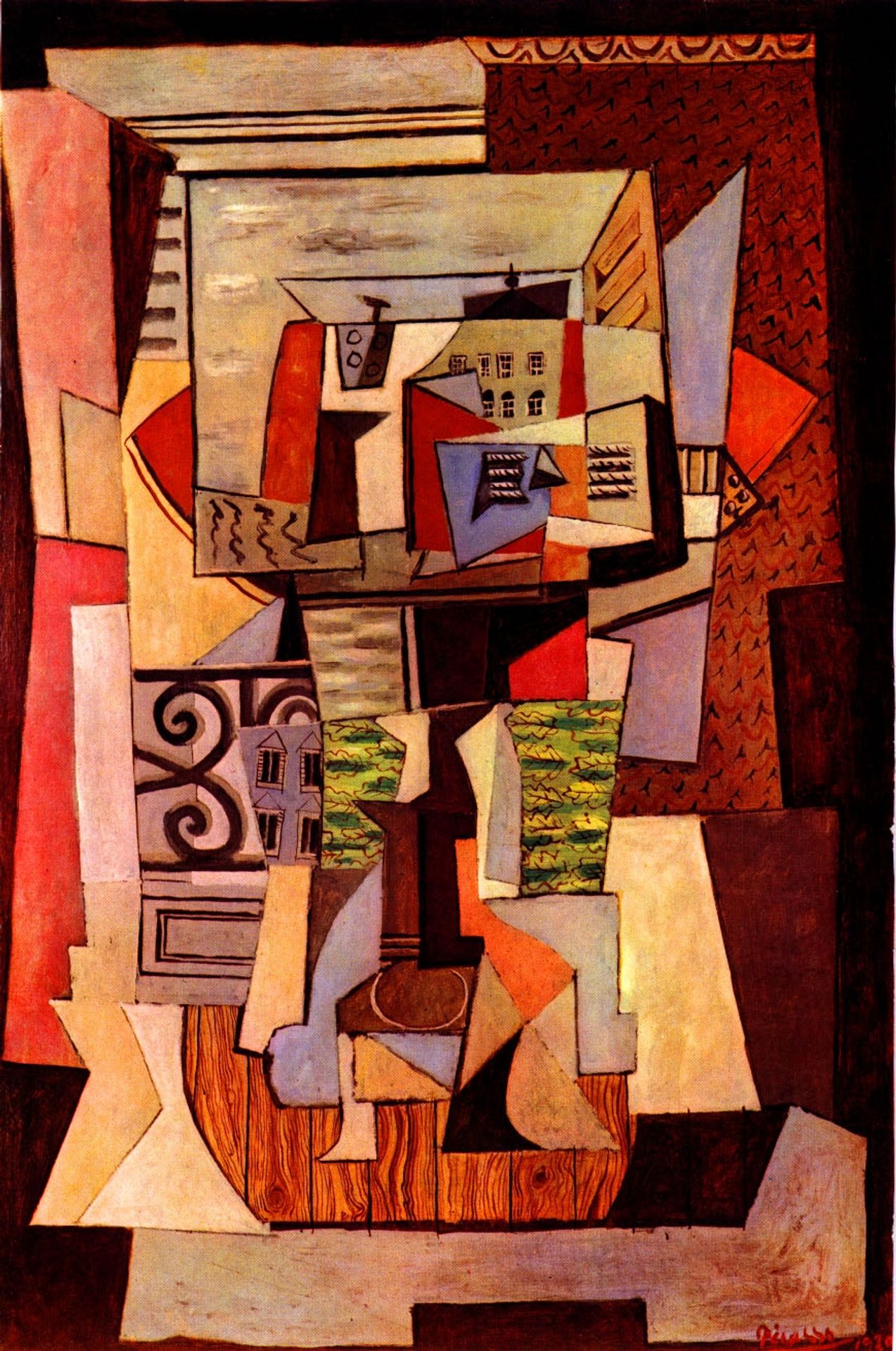 Window opened to the street Penthieure - Pablo Picasso | Artera