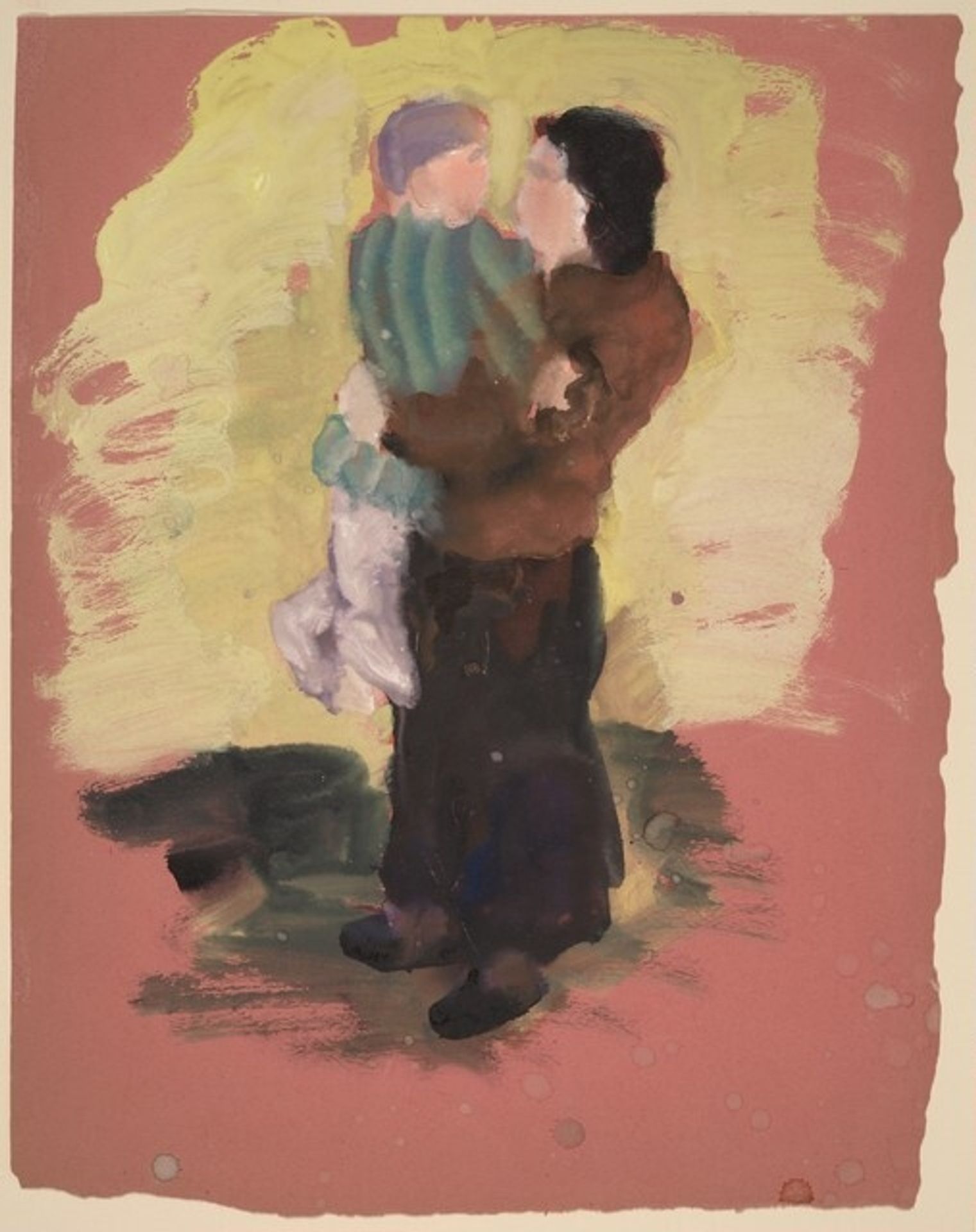 Standing Woman Holding a Child by Mark Rothko