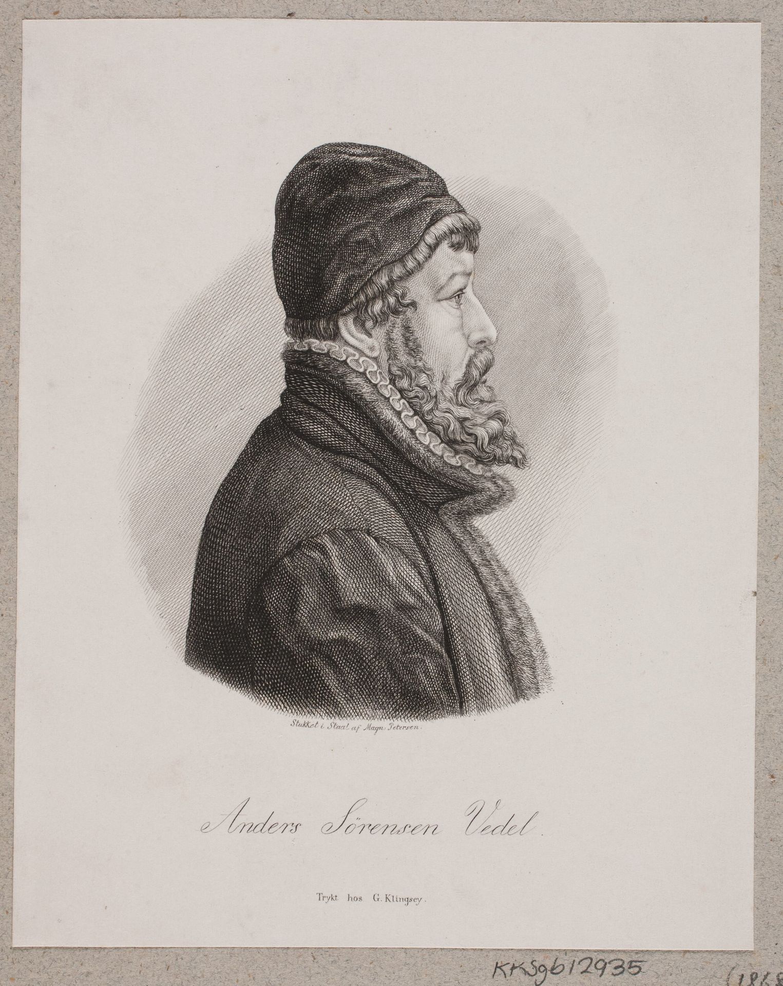 Anders Sørensen Vedel by Julius Magnus-Petersen