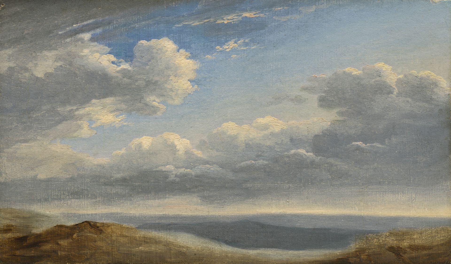 Study of Clouds over the Roman Campagna by Pierre-Henri de Valenciennes