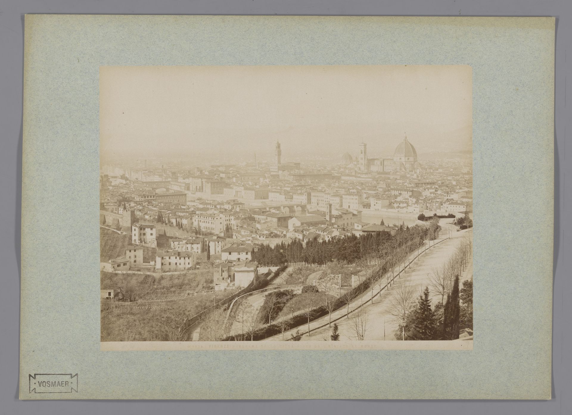 Gezicht op Florence, Italië by Fratelli Alinari
