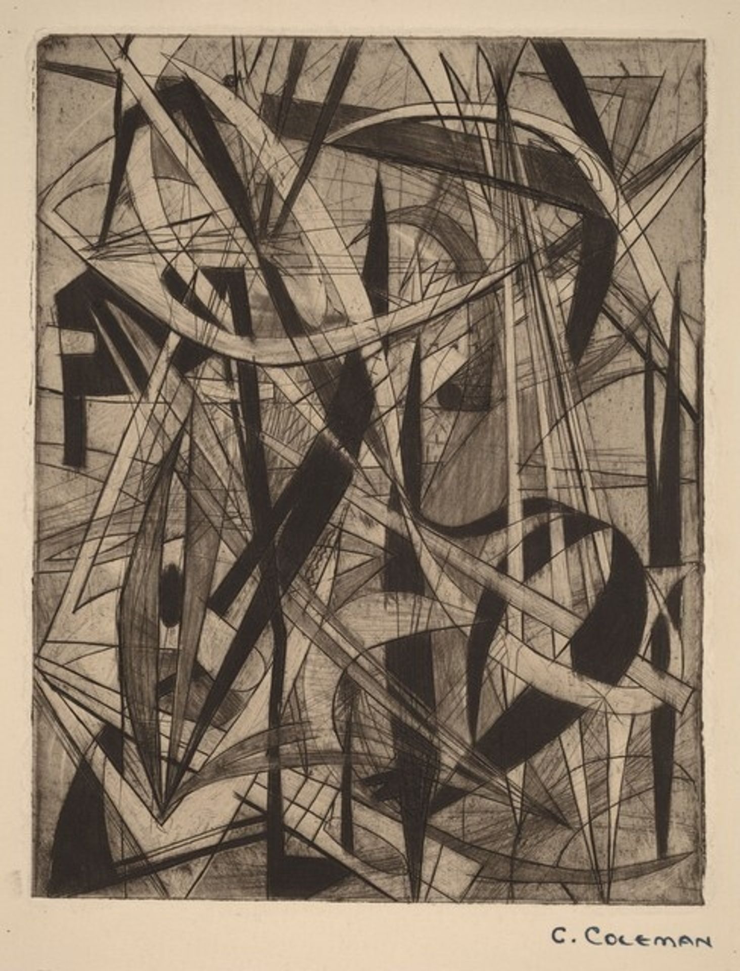 Untitled (Abstraction) by C. Coleman