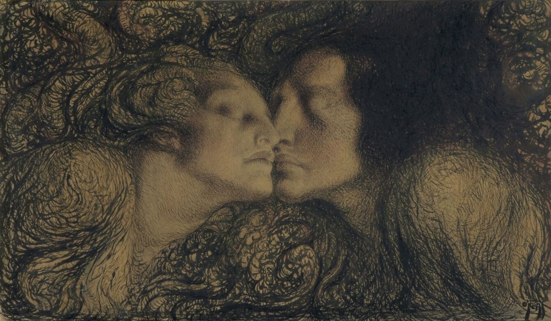 The Kiss by Rose O'Neill