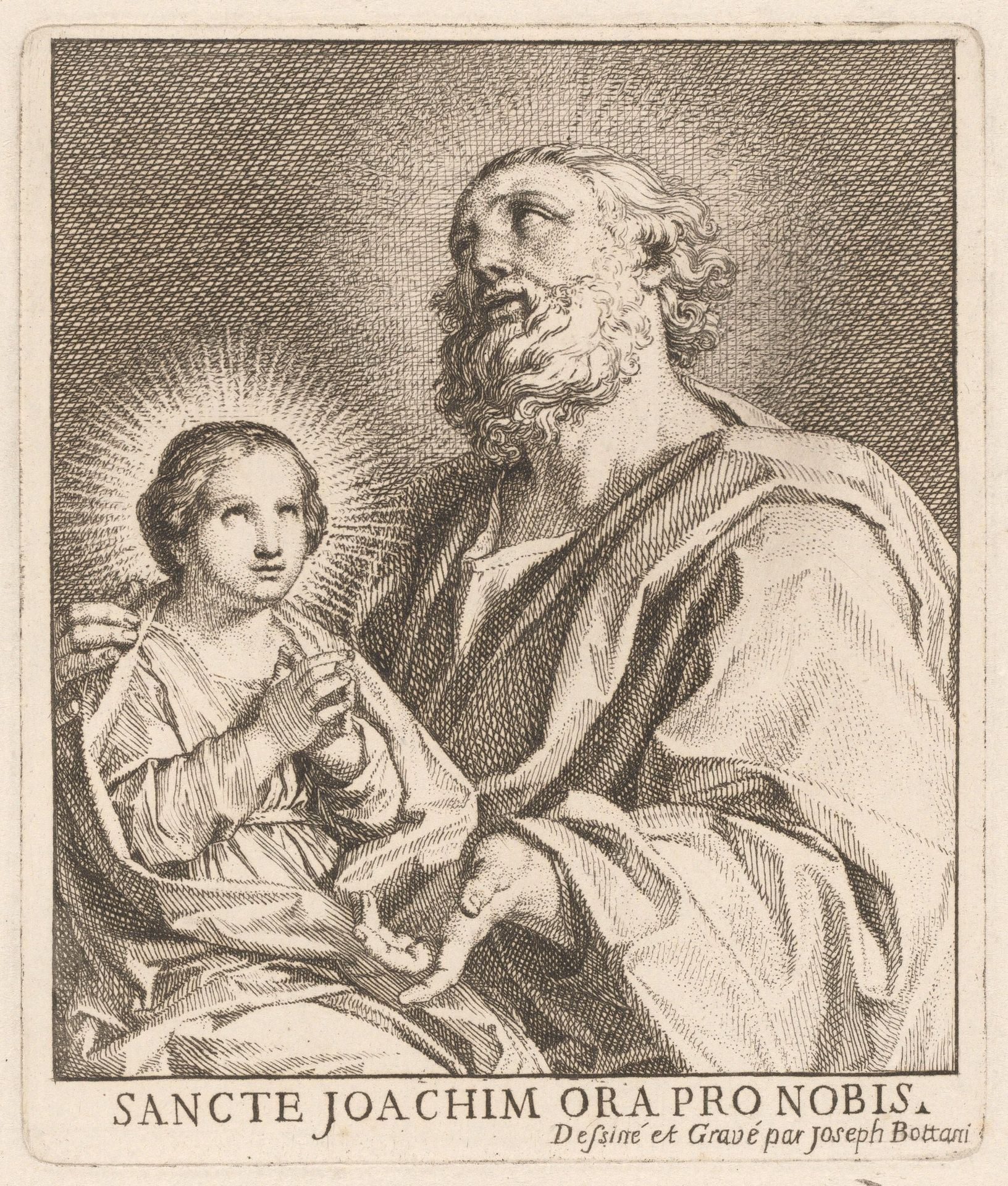 Saint Joachim and the Infant Virgin Mary by Giuseppe Bottani