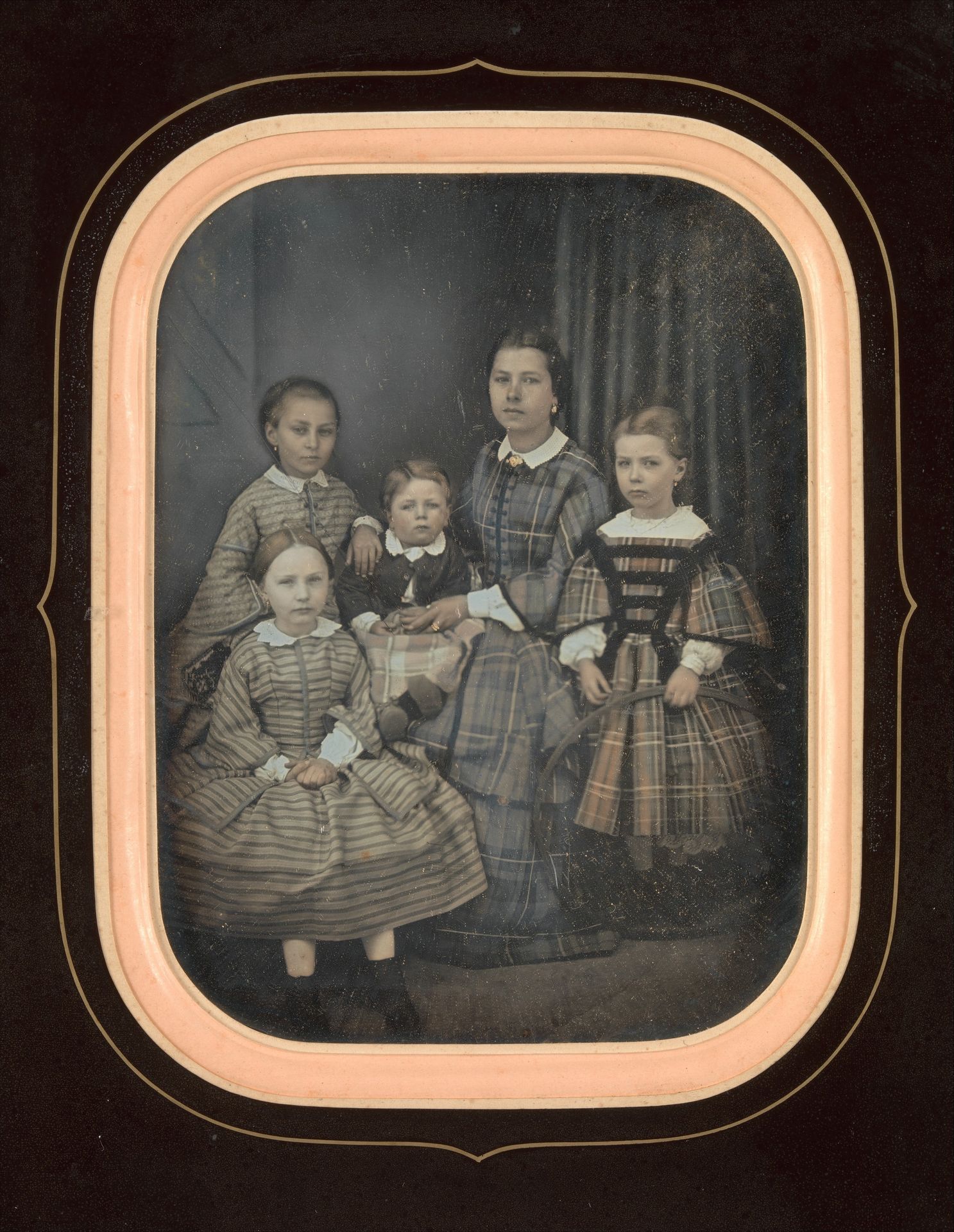 [Woman with Four Children] by Alexandre Bertrand