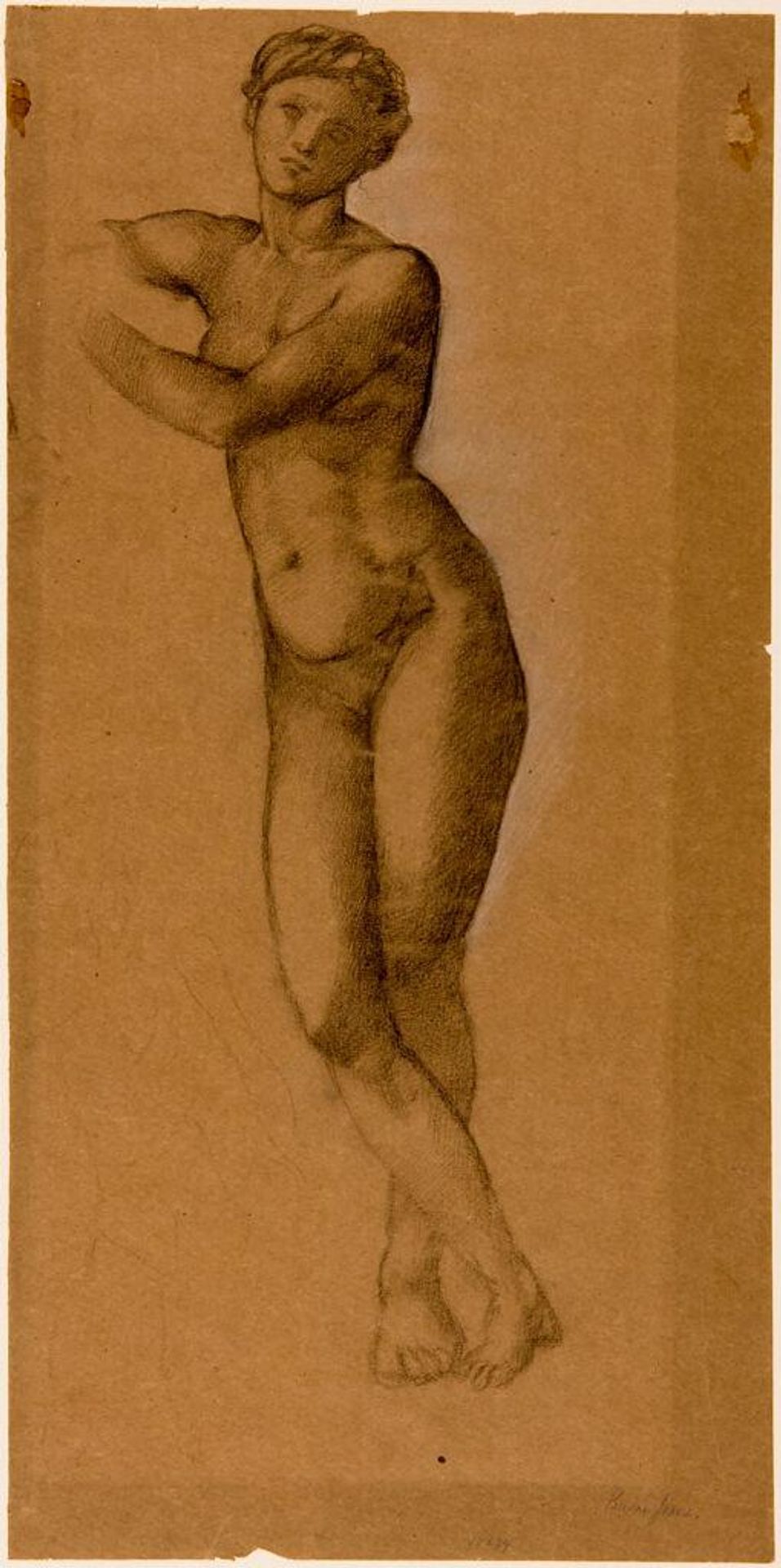 Standing Female Nude by Edward Burne-Jones