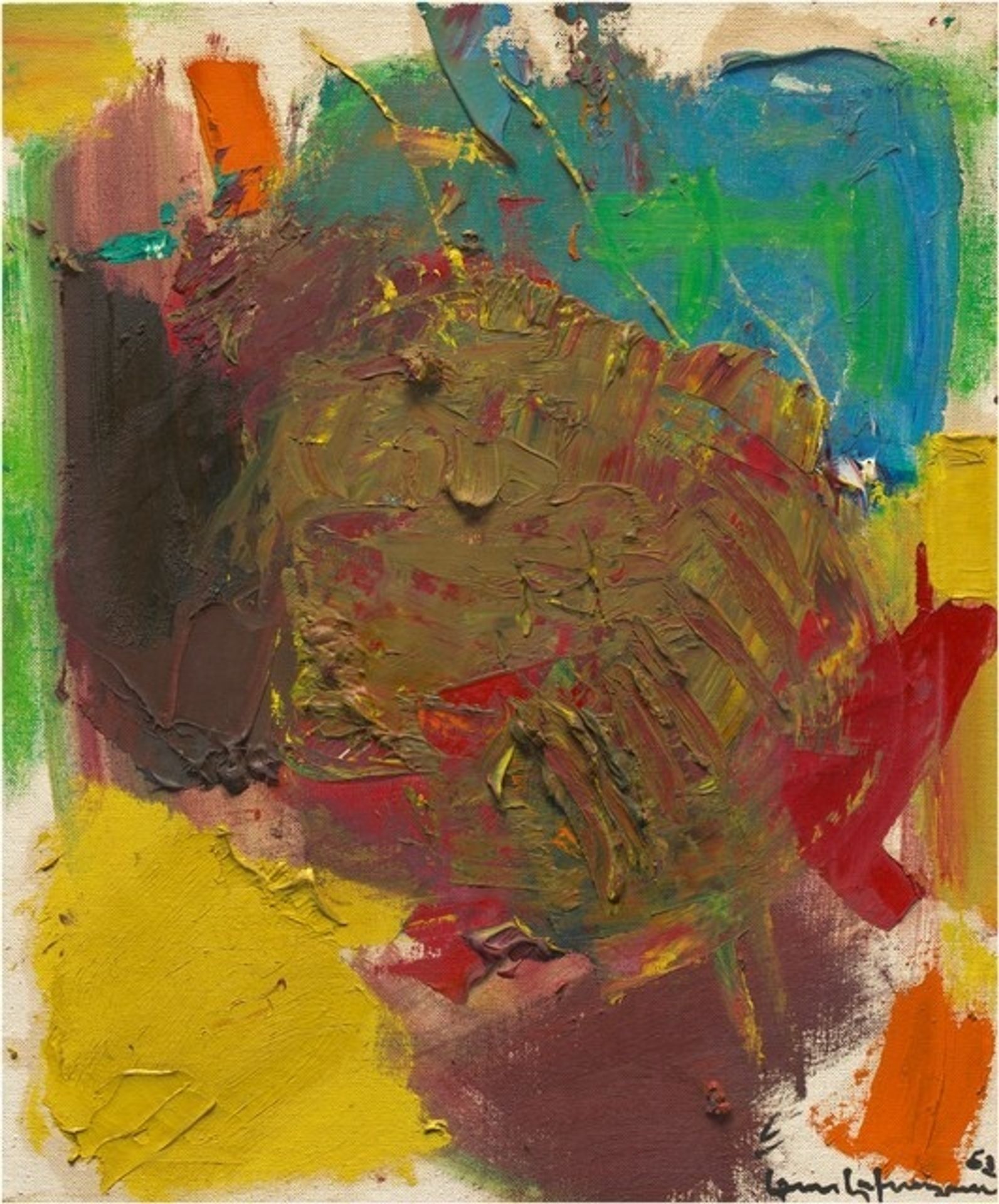 Brown Center by Hans Hofmann