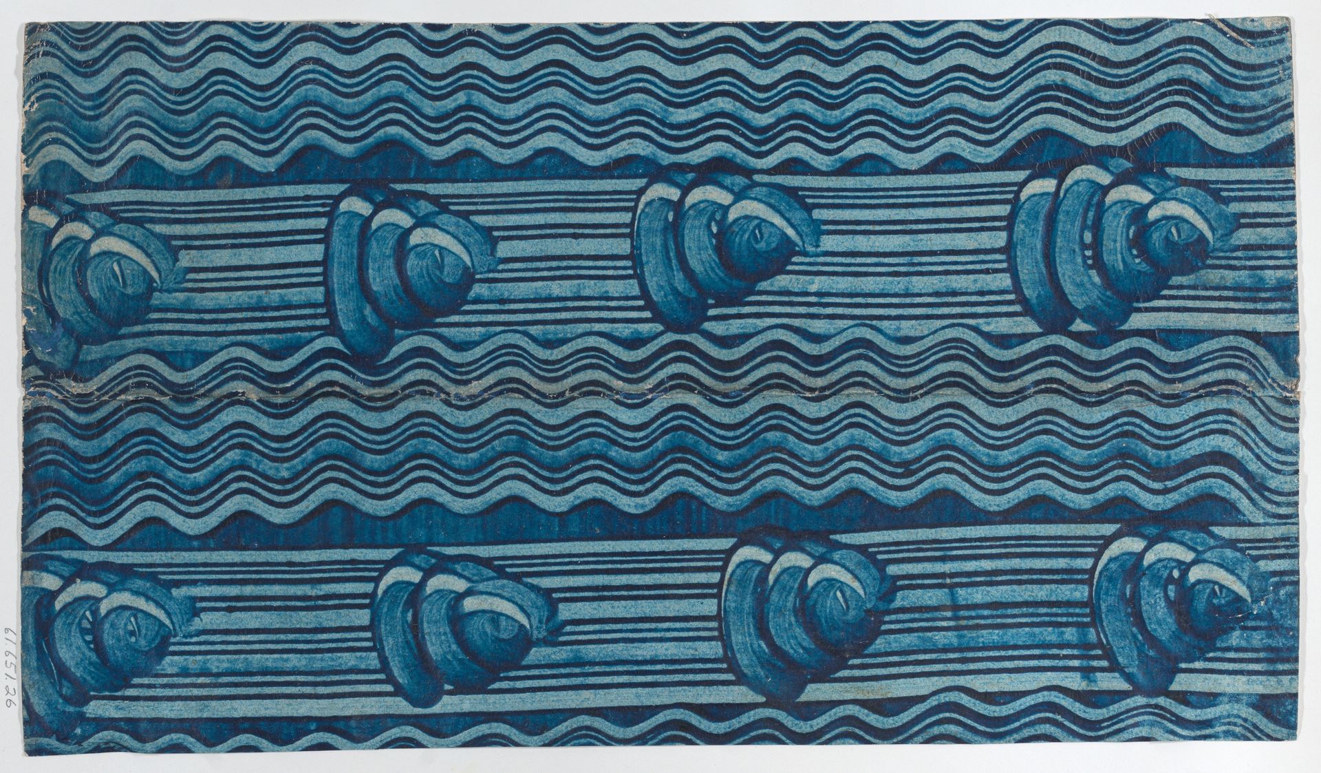 Book cover with overall fruit and floral pattern by Anonymous
