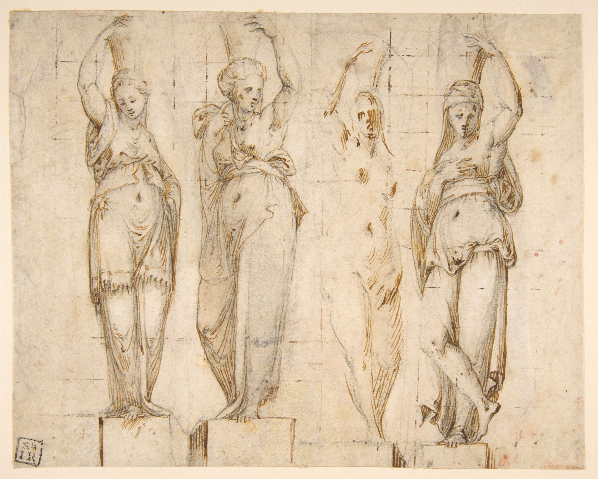 Four Canephori by Carlo Urbino