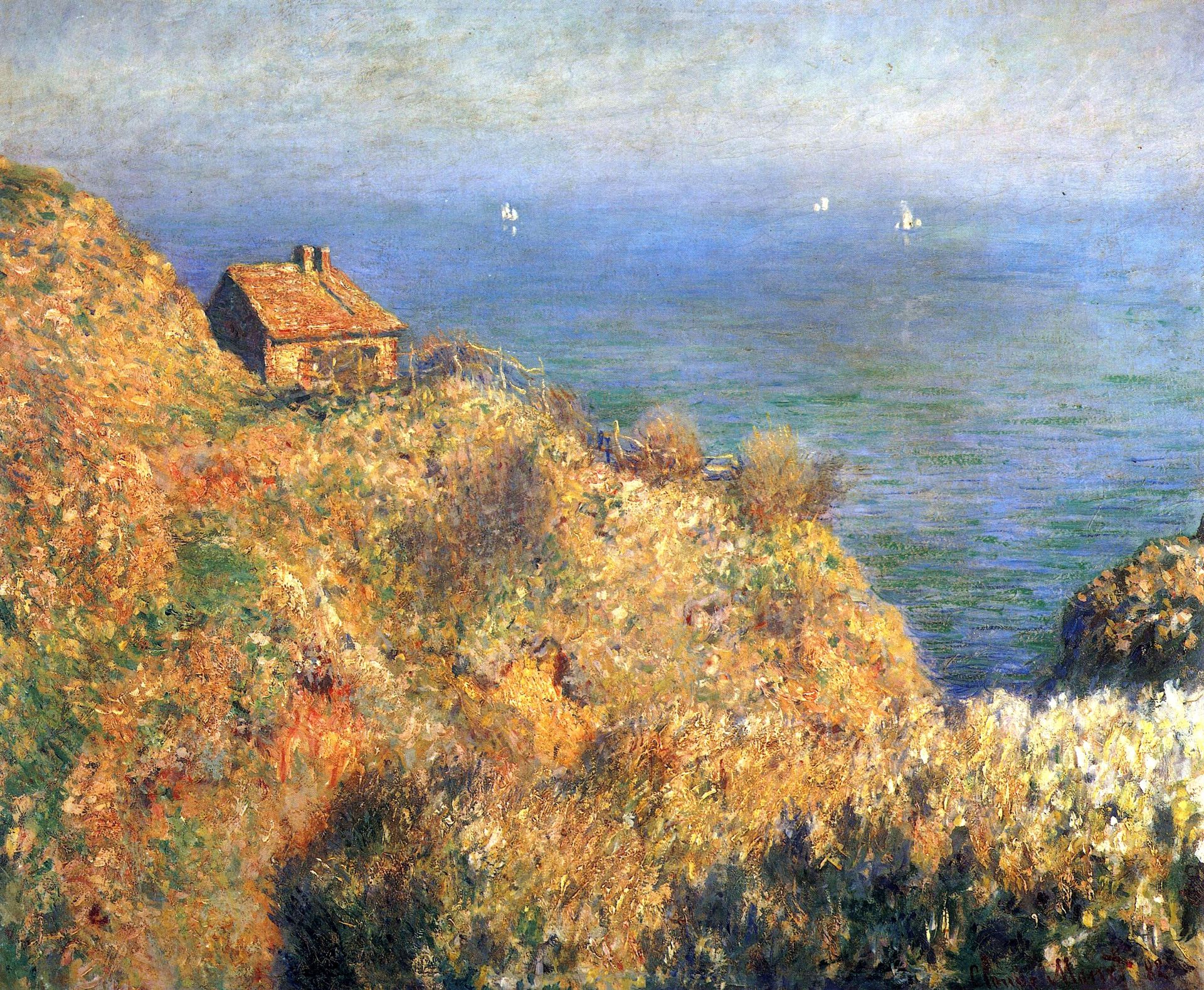 Fisherman's House at Varengeville by Claude Monet