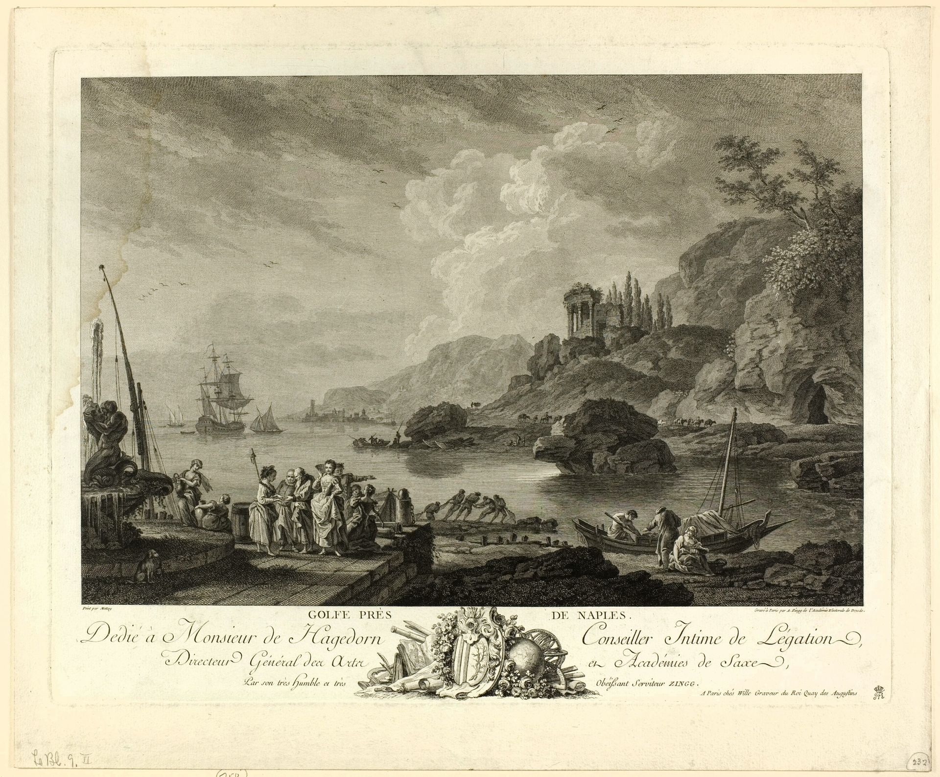 Gulf near Naples by Adrian Zingg