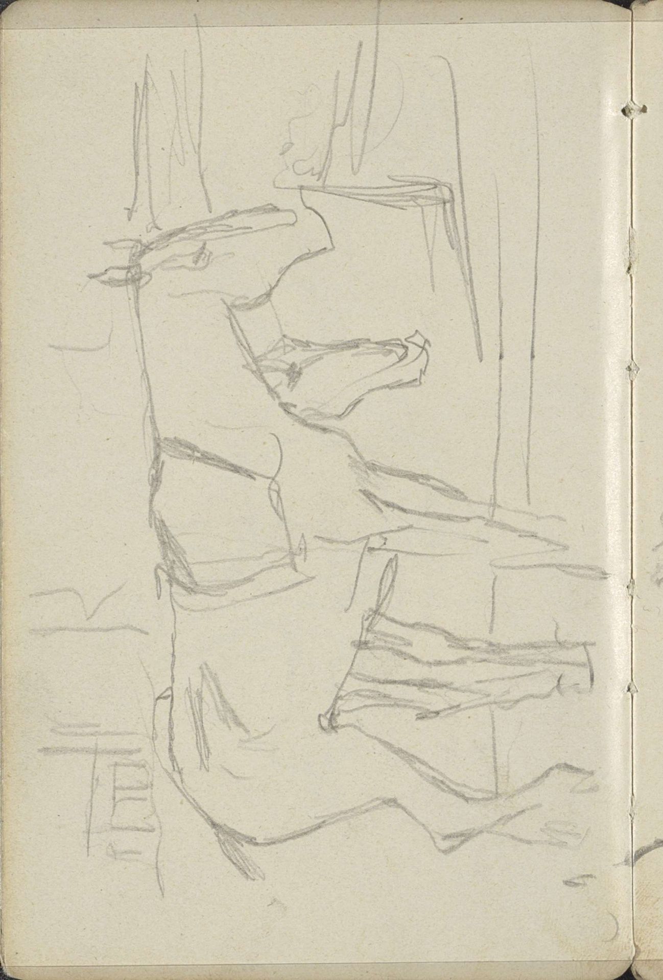 Twee paarden by George Hendrik Breitner