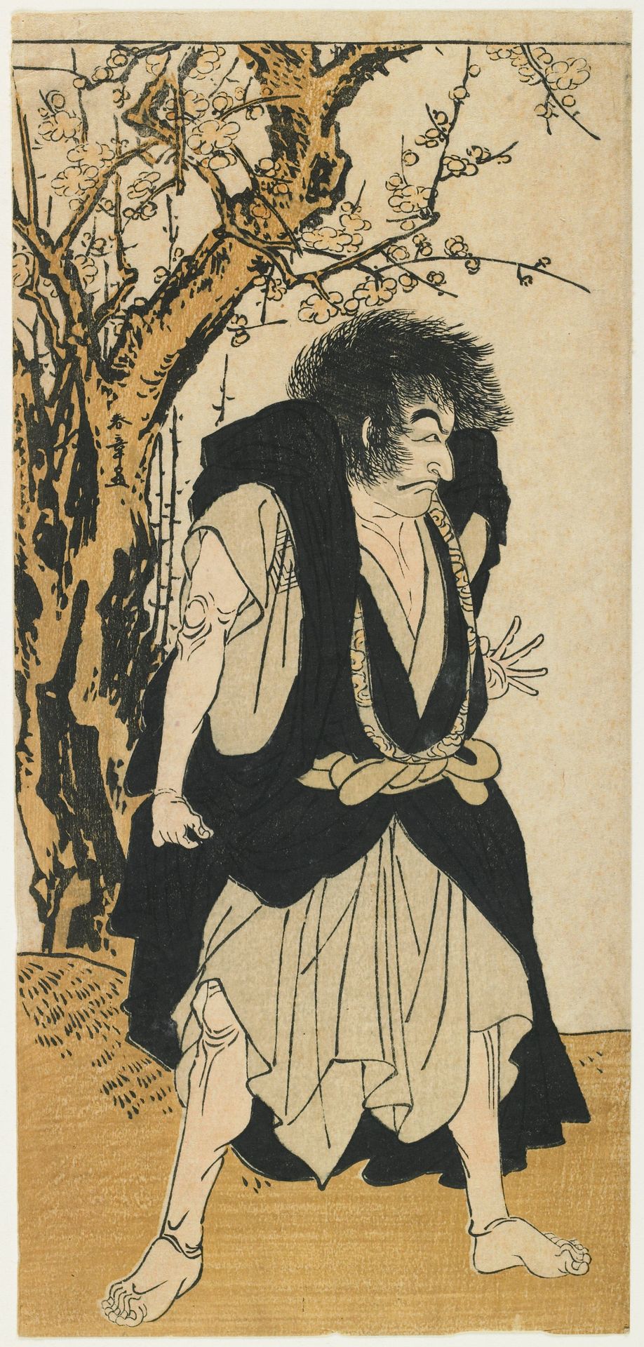 Actor Ichikawa Danjūrō V as the Monk Wantetsu by Katsukawa Shunsho