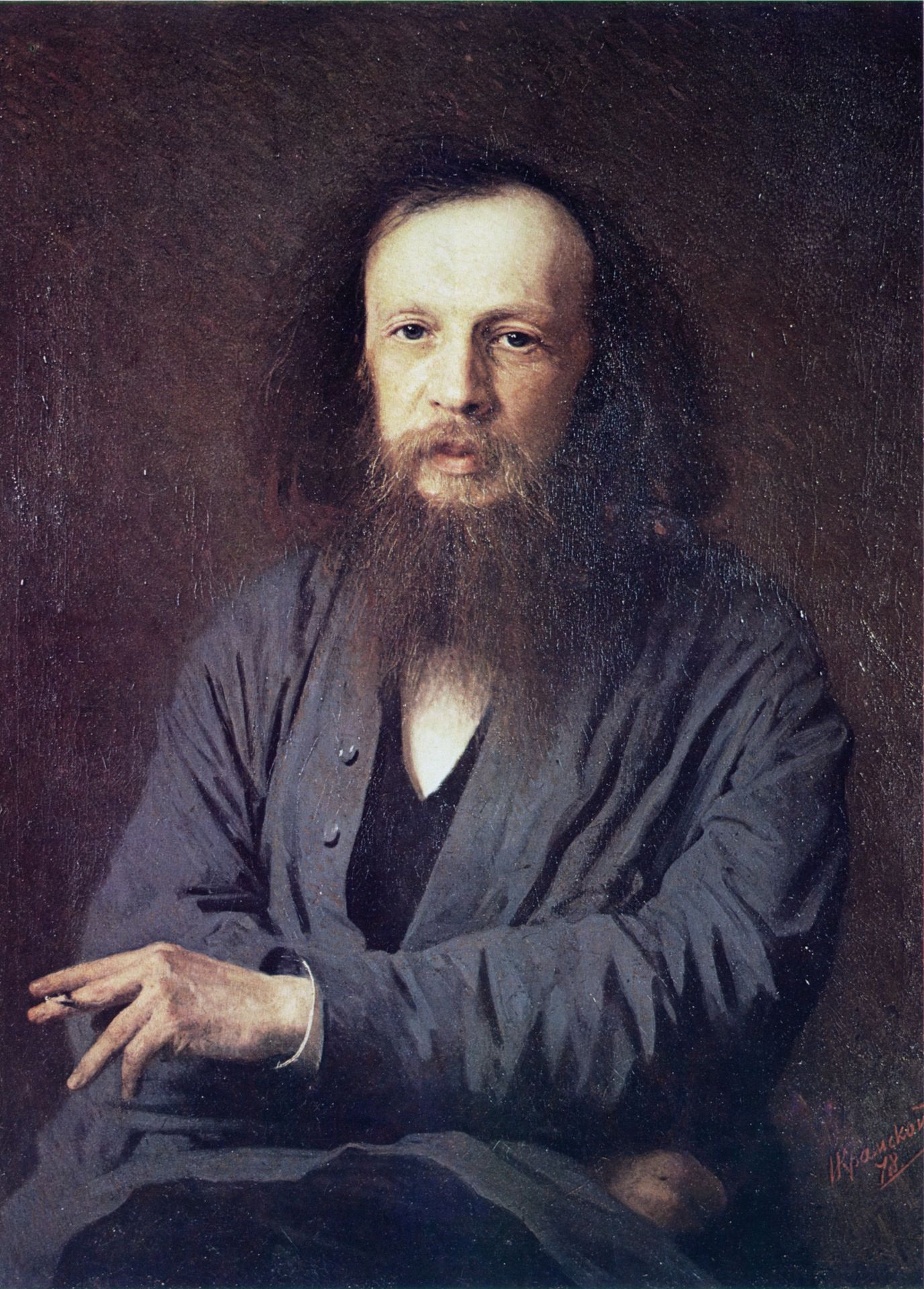 D. I. Mendeleev by Ivan Kramskoy