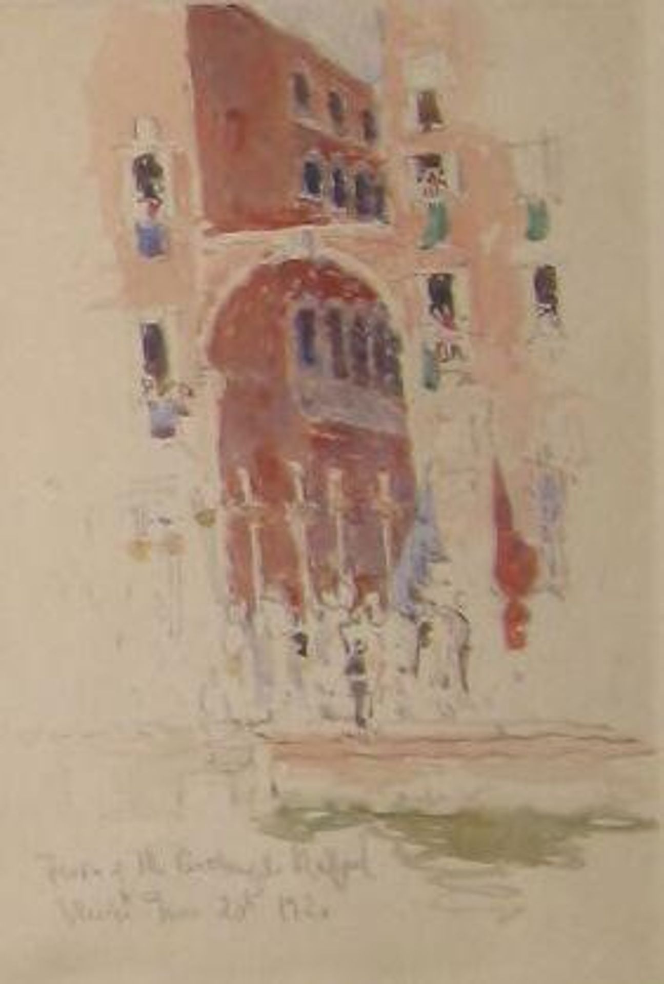 Procession, Feast of the Archangel Raphael, Venice, Italy by Denman Waldo Ross