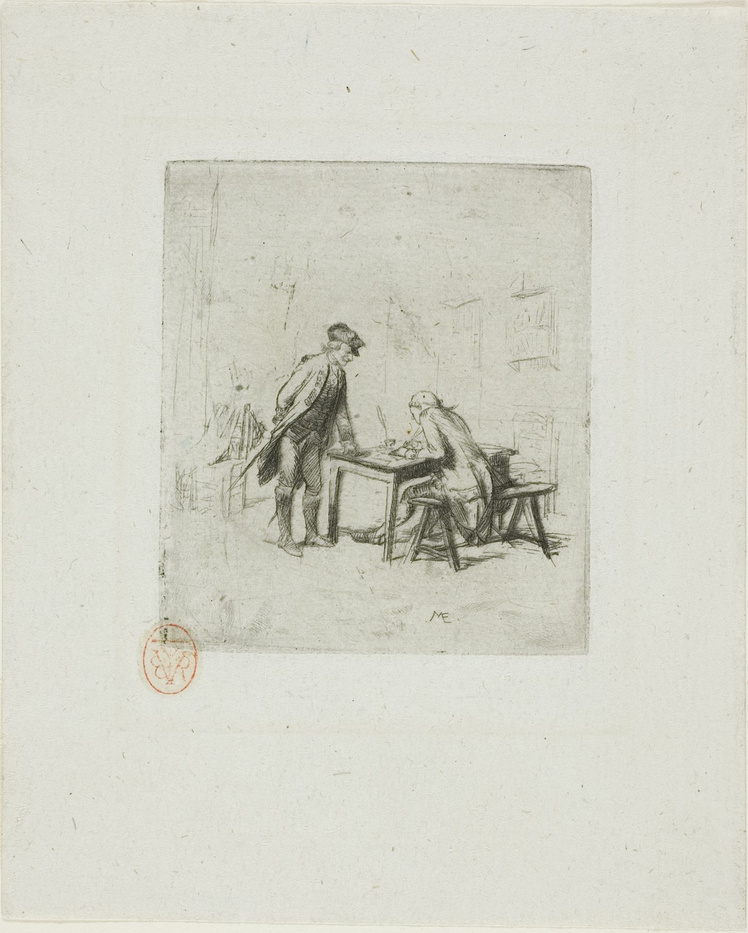 The Sergeant Reporter by Ernest Meissonier