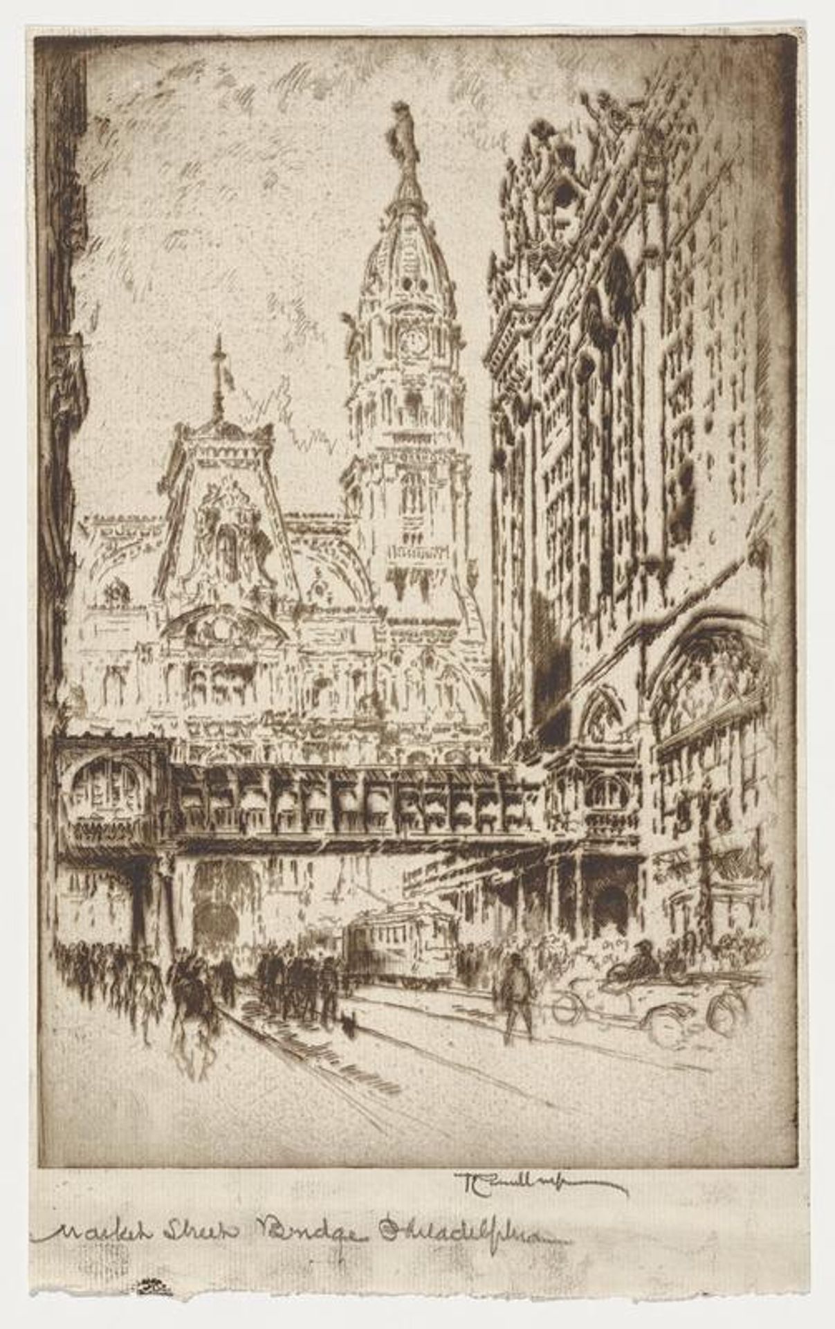 Pennsylvania Railroad Station by Joseph Pennell