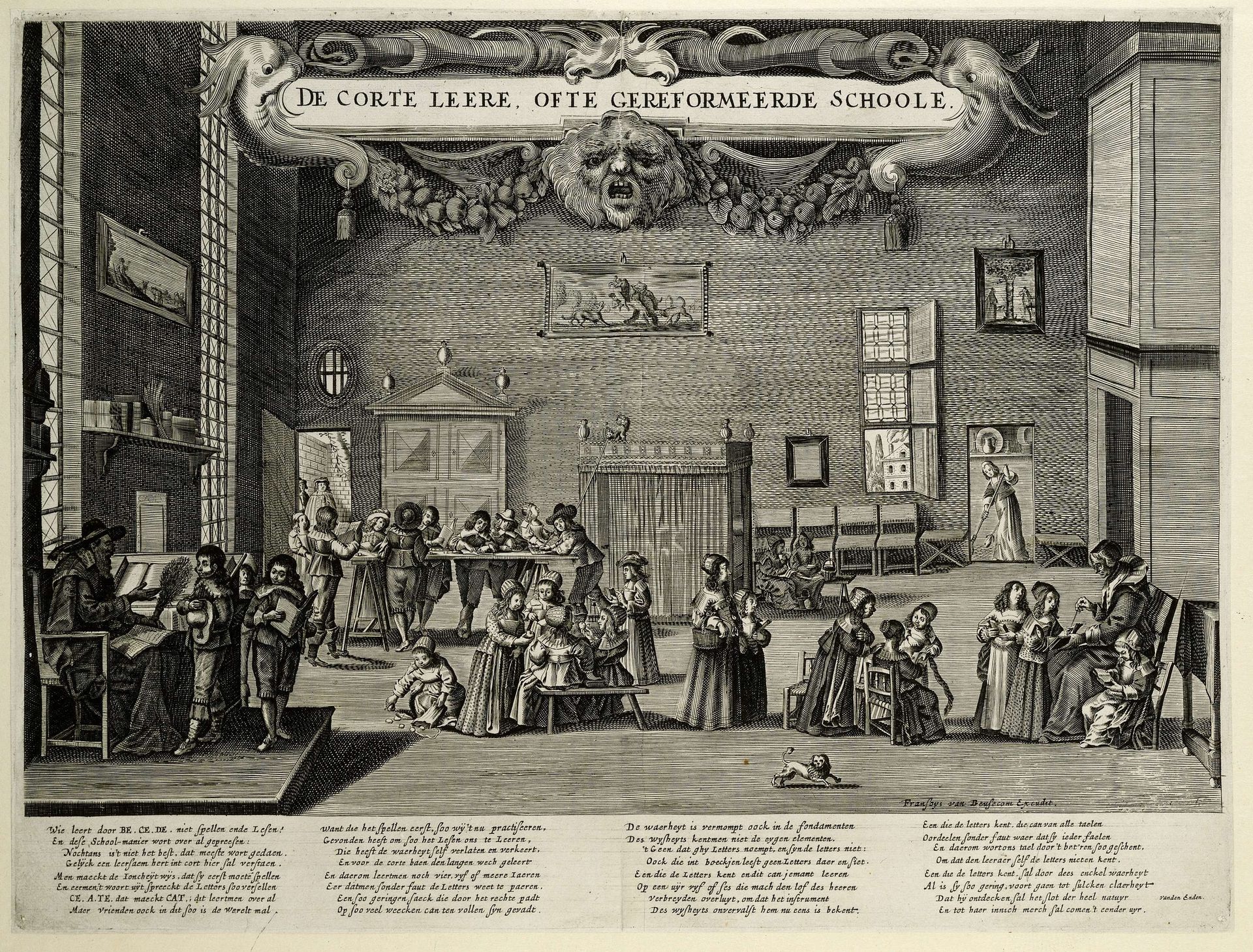 Gereformeerde school, ca. 1650 by Anonymous