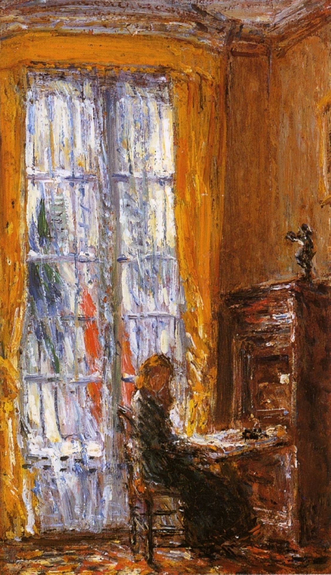 At the Writing Desk by Childe Hassam