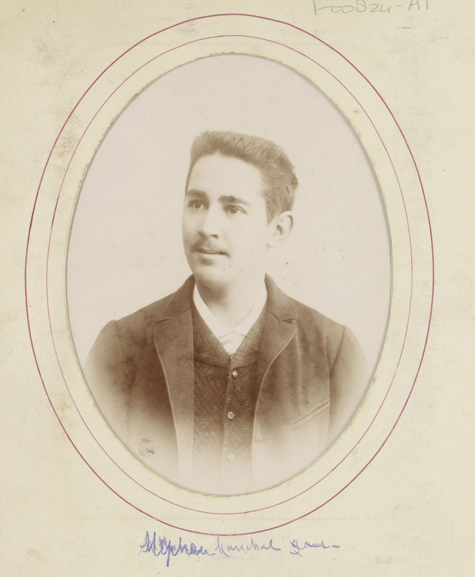 Portret van Stéphane Maréchal by Louis Martin