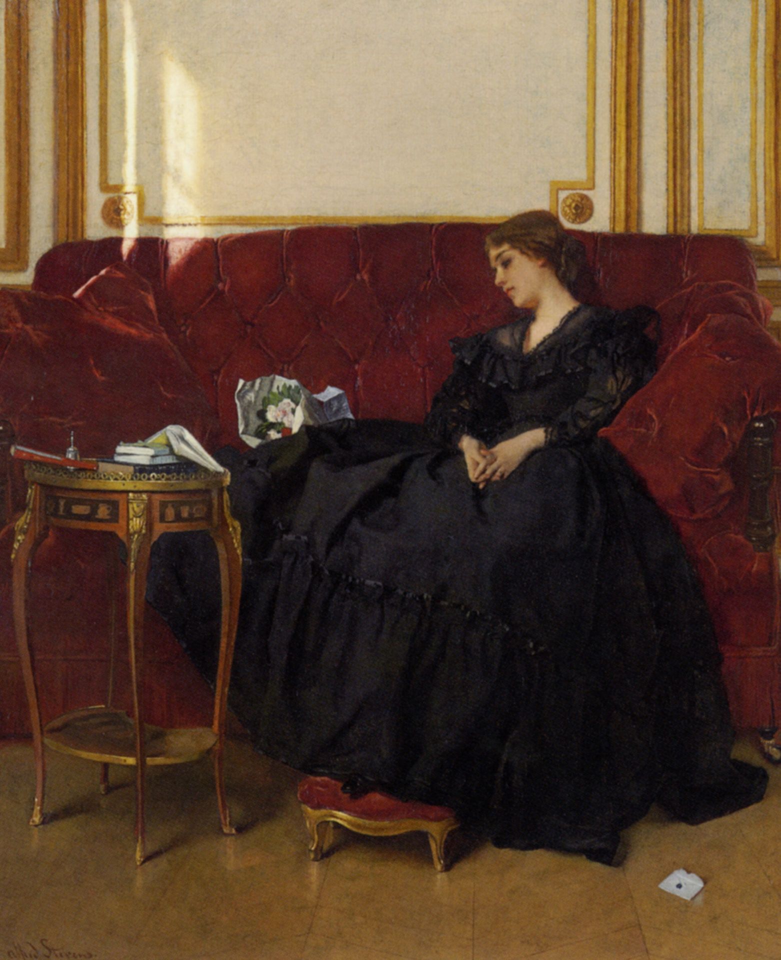Widow by Alfred Stevens