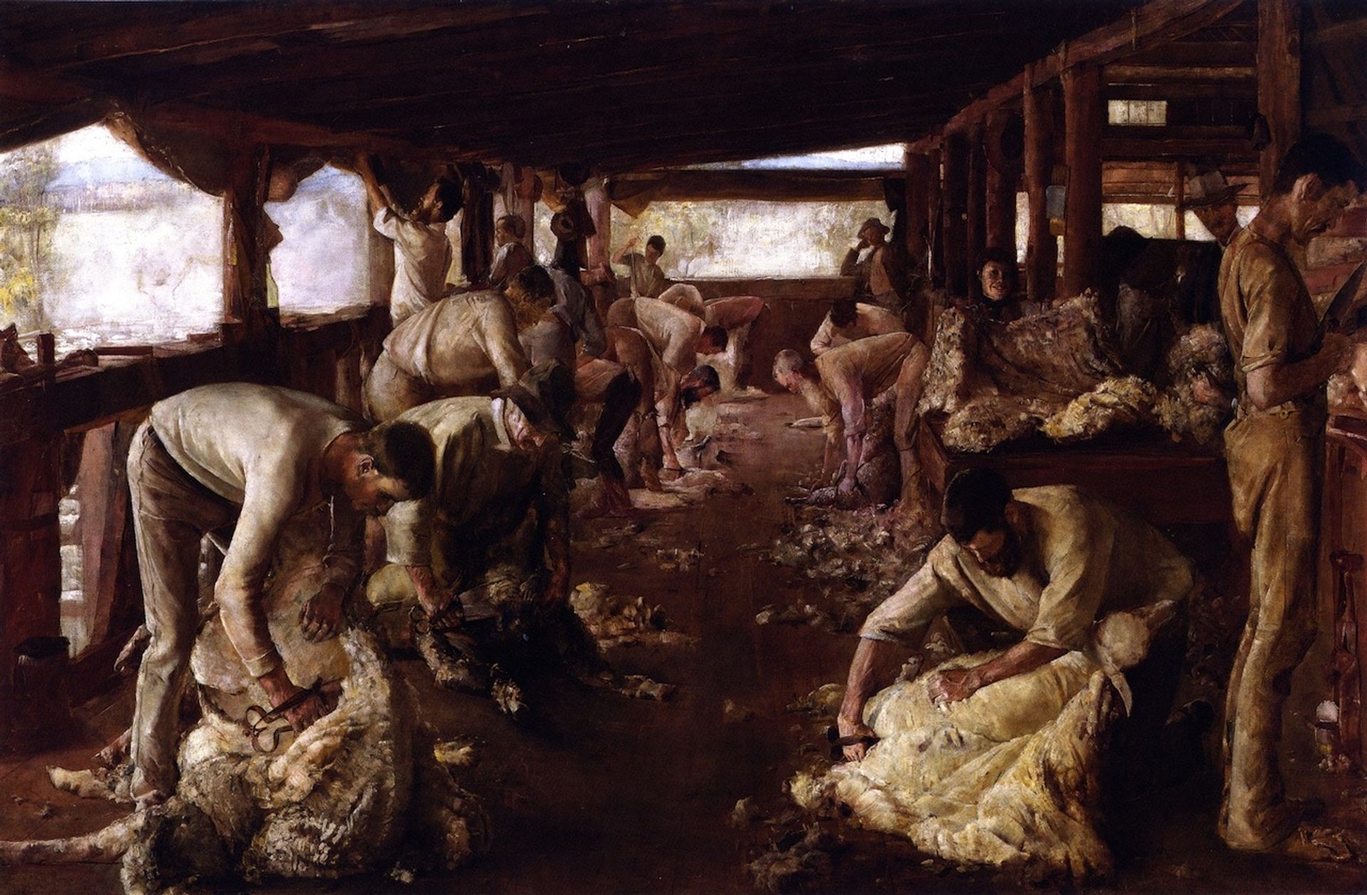 The Golden Fleece by Tom Roberts