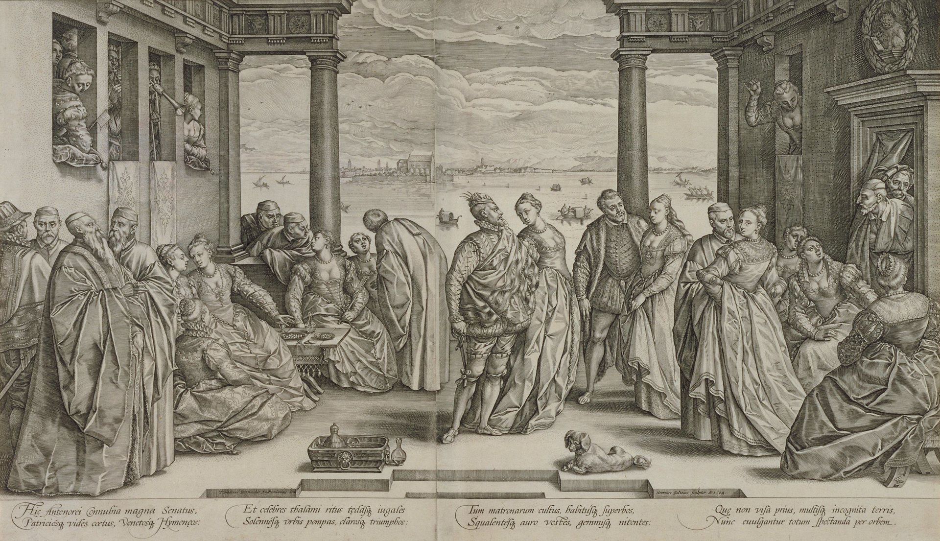 The Venetian Wedding by Hendrick Goltzius