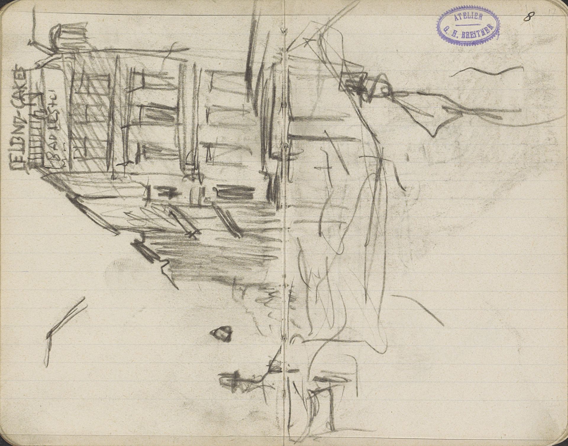 Gezicht op de Leipziger Platz te Berlijn by George Hendrik Breitner