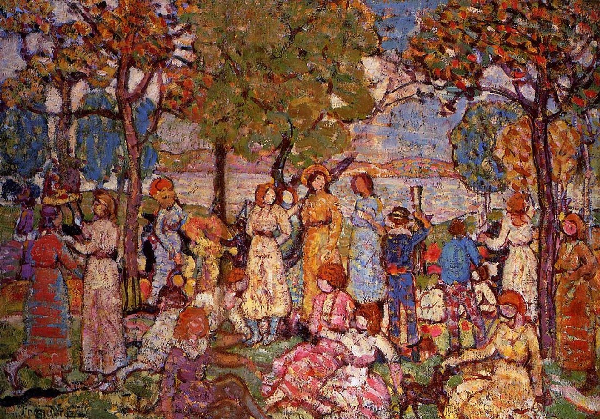 Holidays by Maurice Prendergast