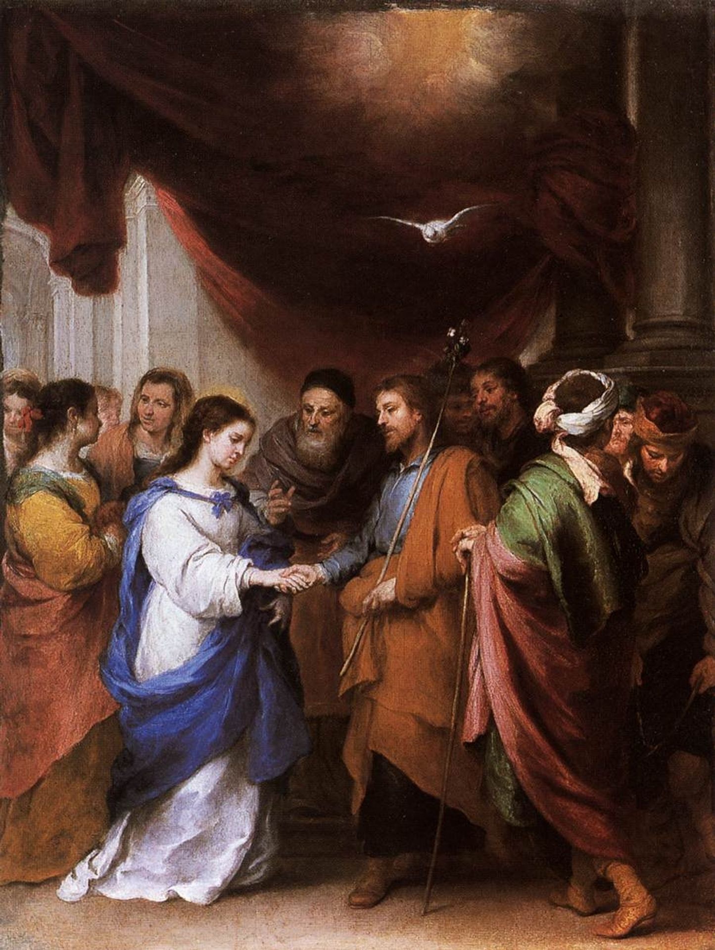 The Marriage of the Virgin by Bartolomé Estebán Murillo