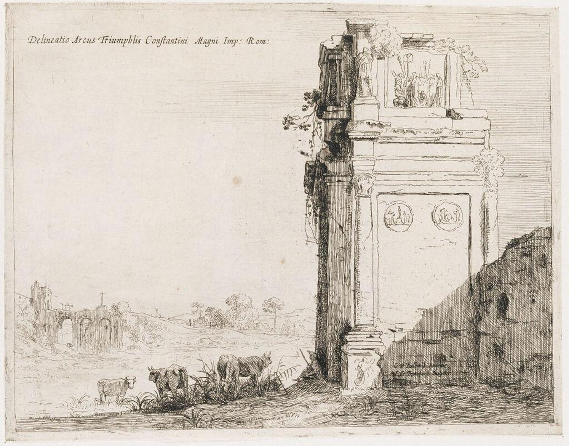 The Triumphal Arch of Constantine by Jan Gerritsz van Bronchorst
