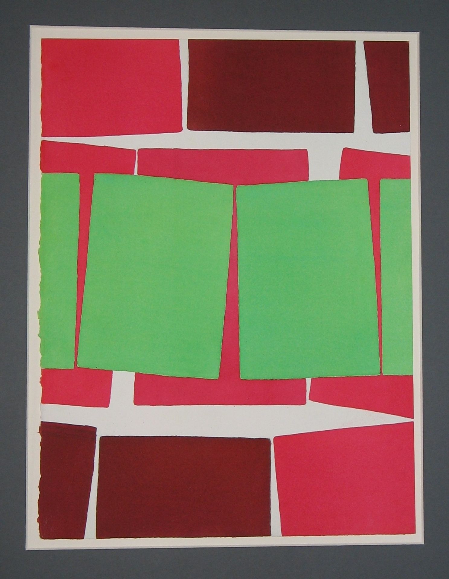 Composition From a Series 'Compositions With Colored Square Shapes' by Hryhorii Havrylenko
