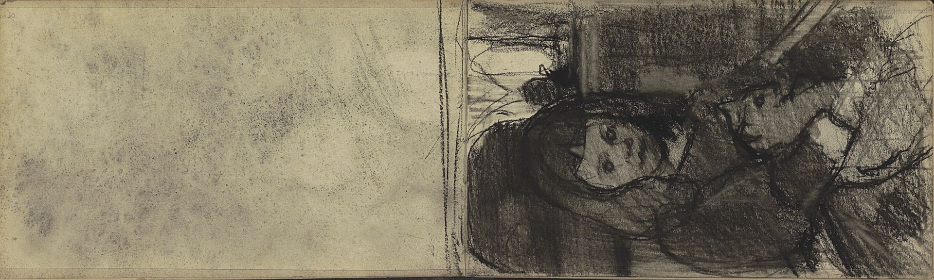 Meisje met een kat op schoot by Willem Witsen