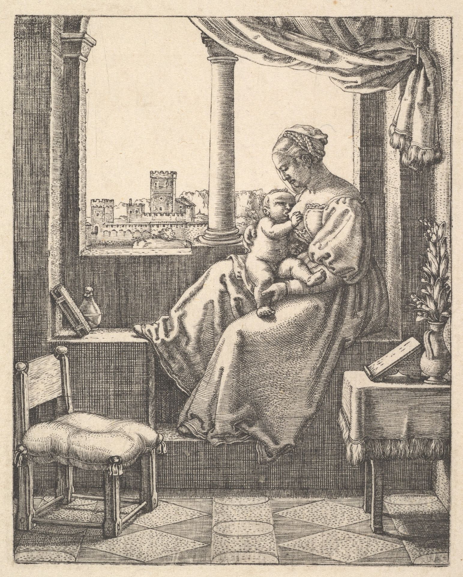 The Virgin at the Window by Barthel Beham