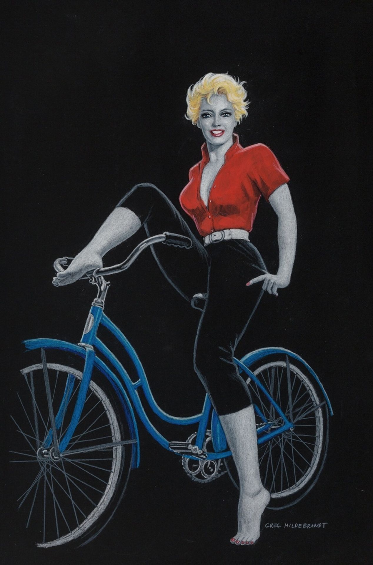 Pedal Pushers by Greg Hildebrandt