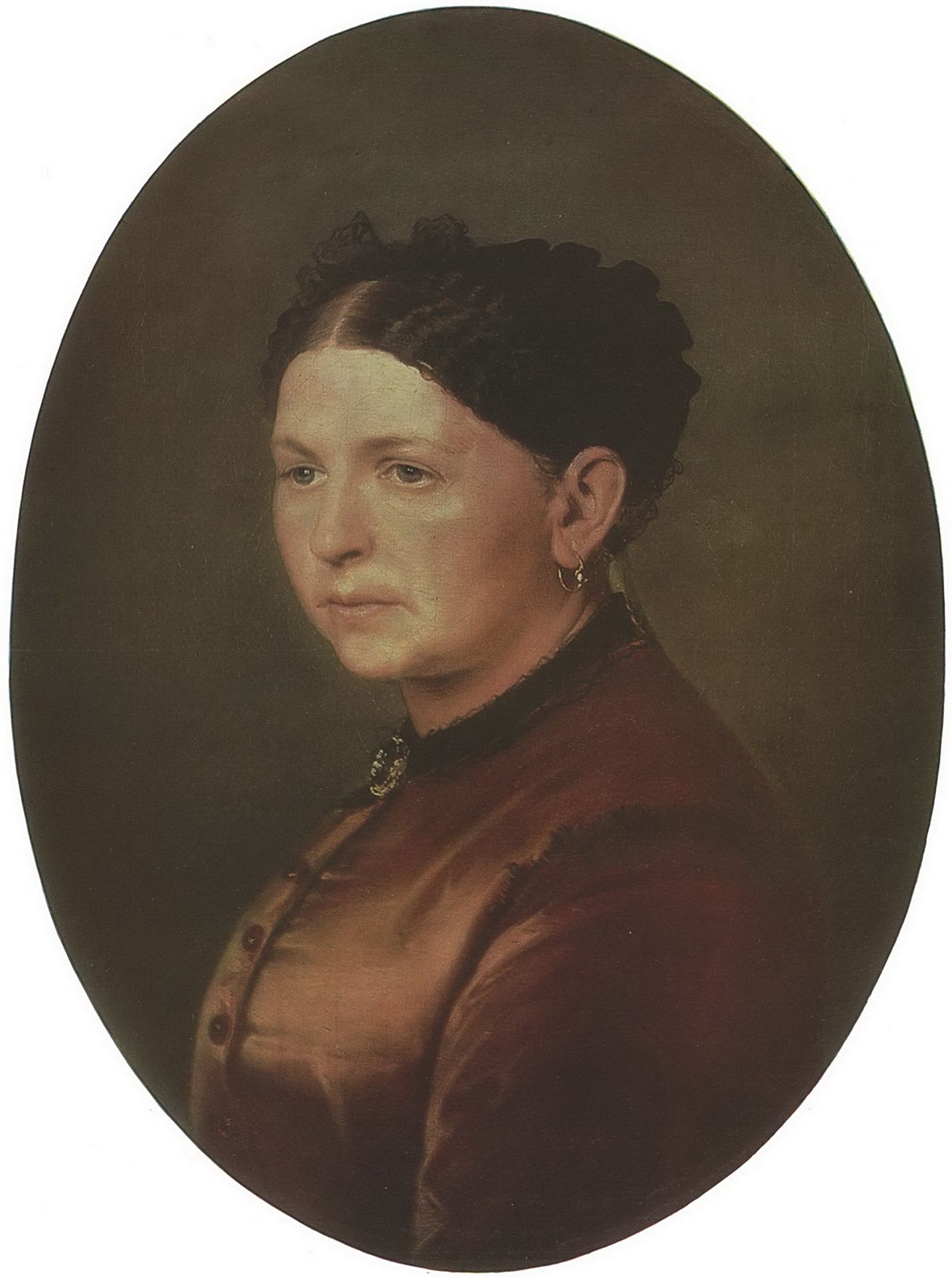Portrait of Feodosya Resanova by Vasily Perov