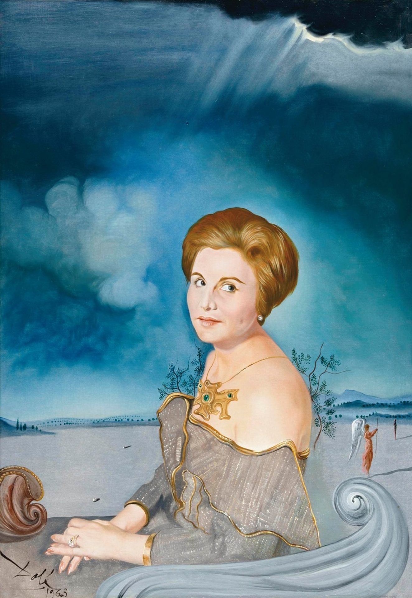 Portrait de Sara María Larrabure by Salvador Dalí